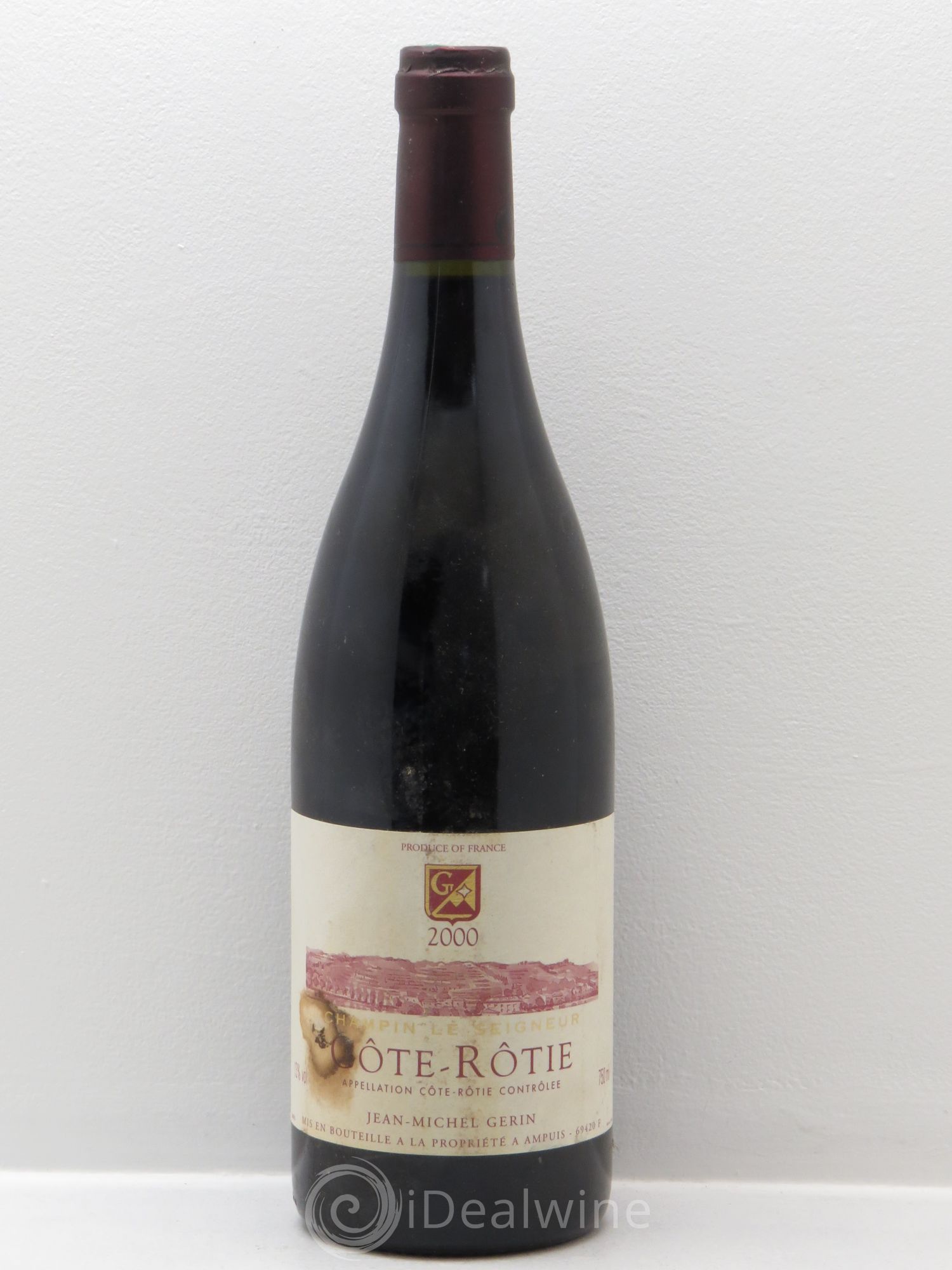 Côte-Rôtie Champin Le Seigneur Jean-Michel Gerin 2000 - Lot de 1 bouteille - 0
