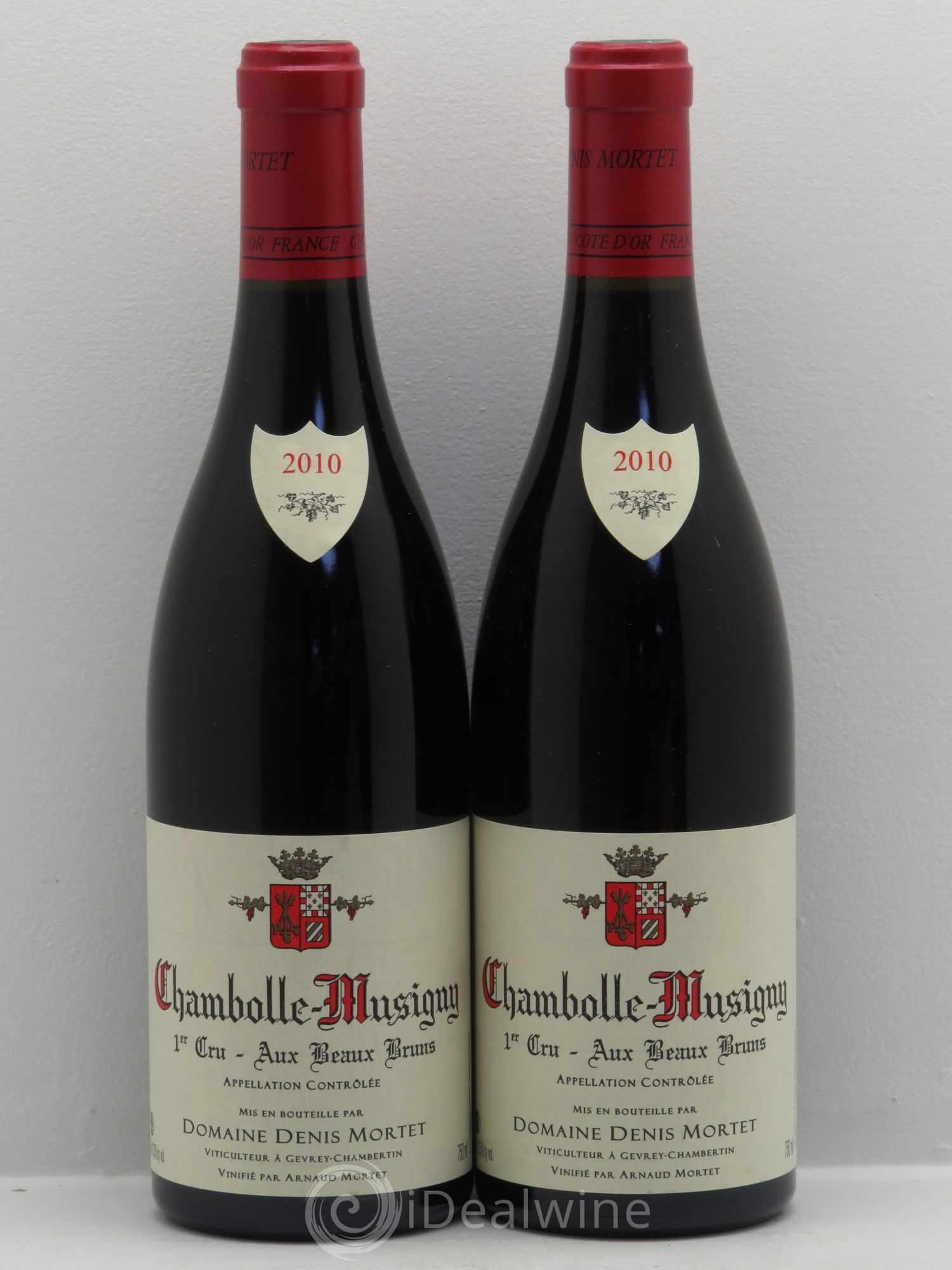 Chambolle-Musigny 1er Cru Aux Beaux Bruns Denis Mortet (Domaine) 2010 - Lot de 2 bouteilles - 0