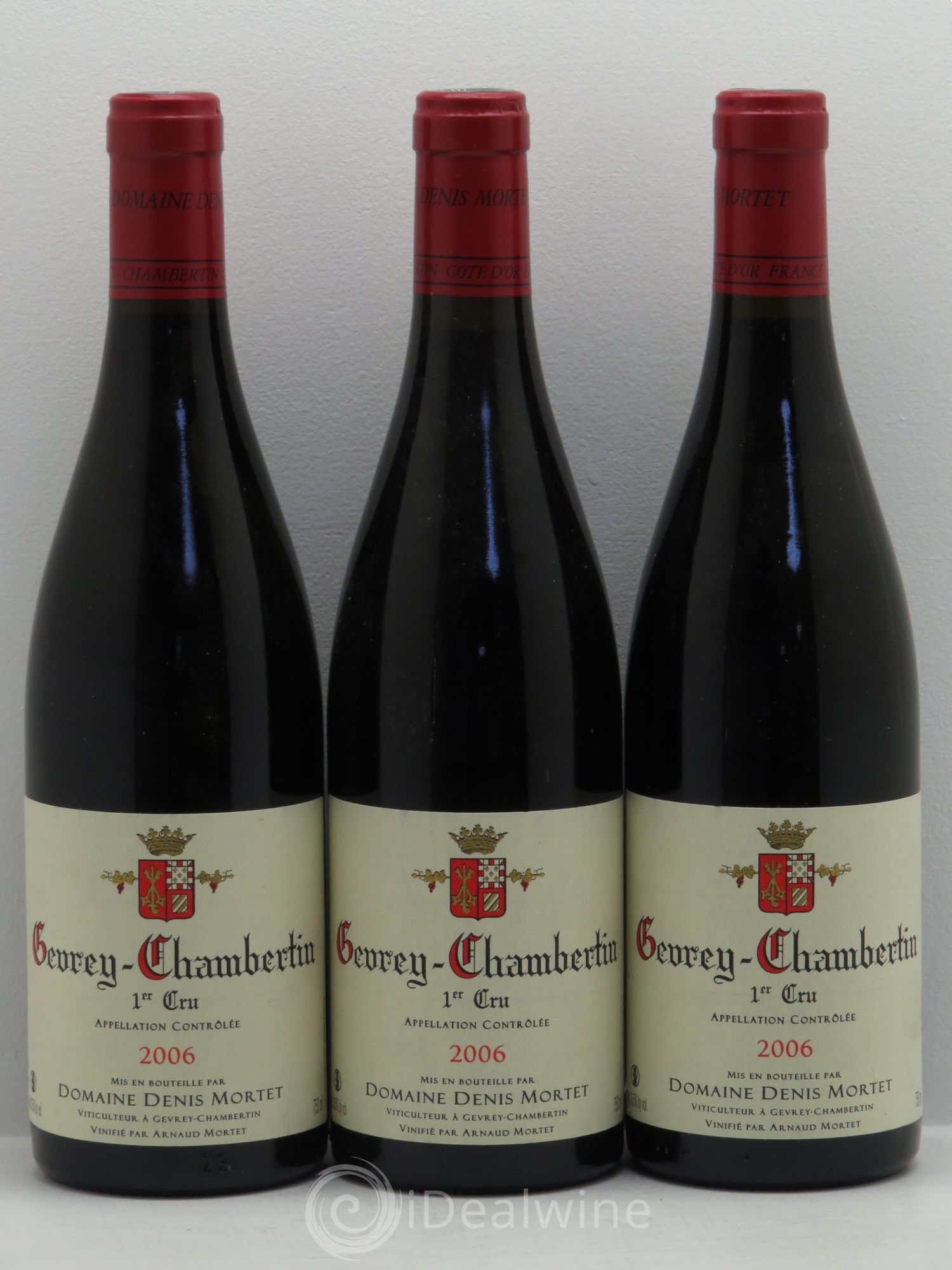 Gevrey-Chambertin 1er Cru Denis Mortet (Domaine) 2006 - Lot de 3 bouteilles - 0