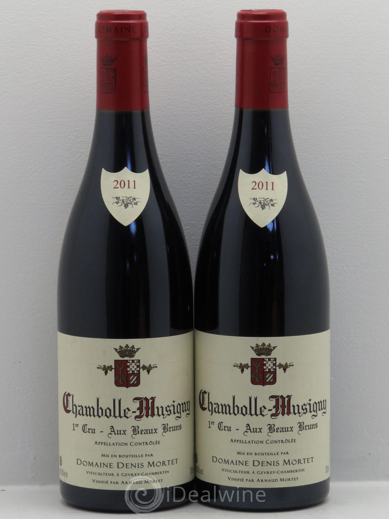 Chambolle-Musigny 1er Cru Aux Beaux Bruns Denis Mortet (Domaine) 2011 - Lot de 2 bouteilles - 0