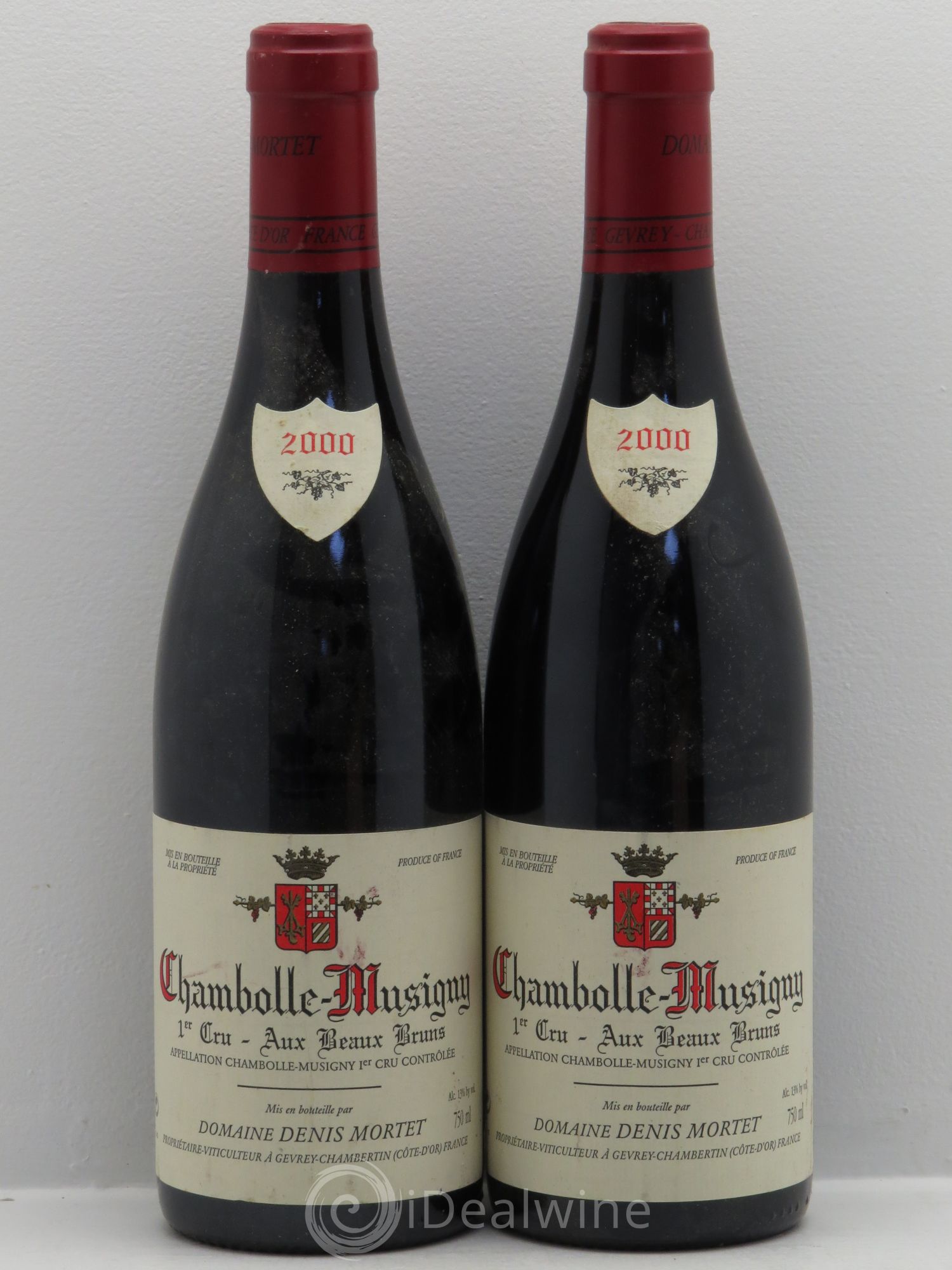 Chambolle-Musigny 1er Cru Aux Beaux Bruns Denis Mortet (Domaine) 2000 - Lot de 2 bouteilles - 0