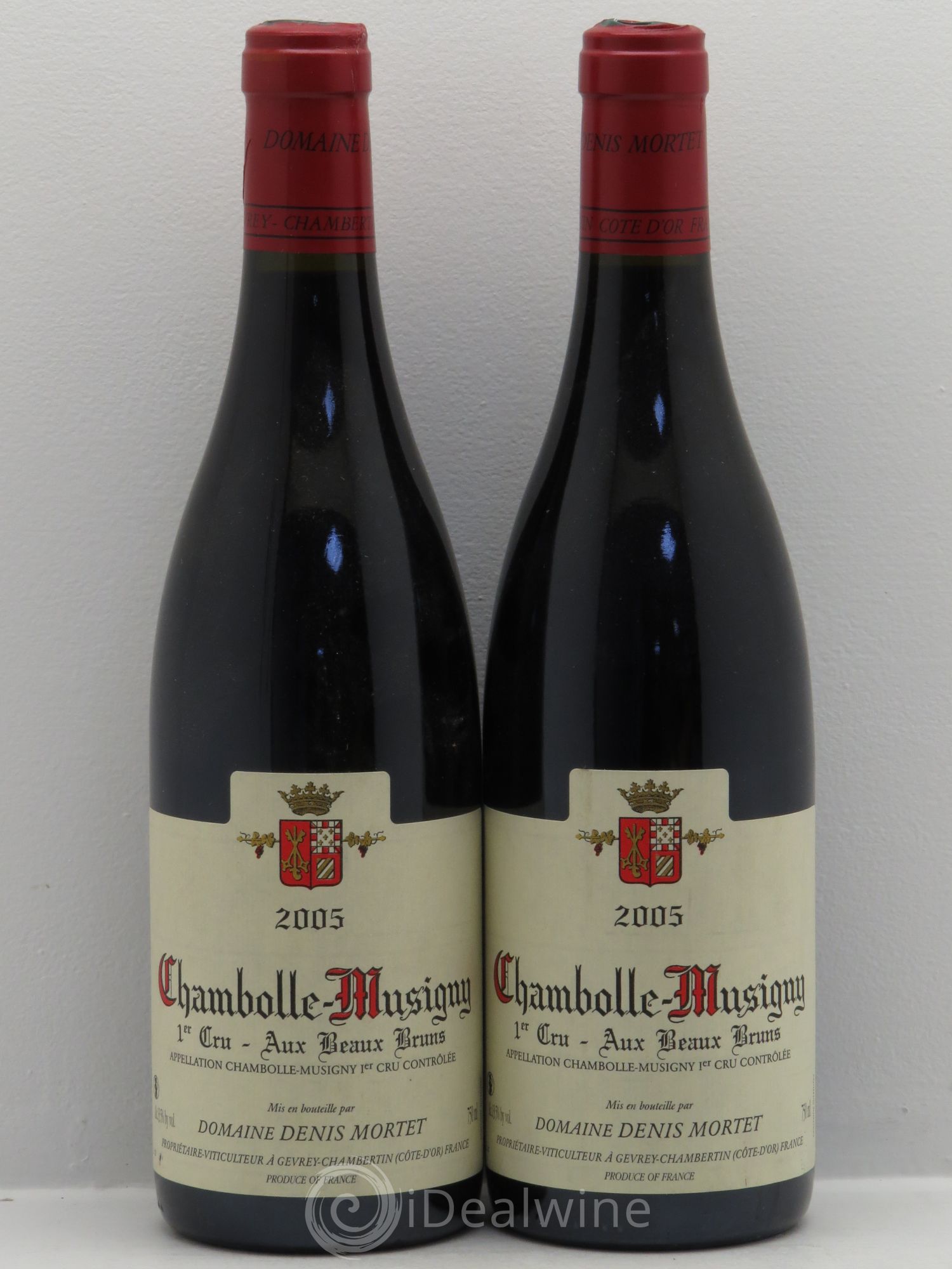 Chambolle-Musigny 1er Cru Aux Beaux Bruns Denis Mortet (Domaine) 2005 - Lot de 2 bouteilles - 0