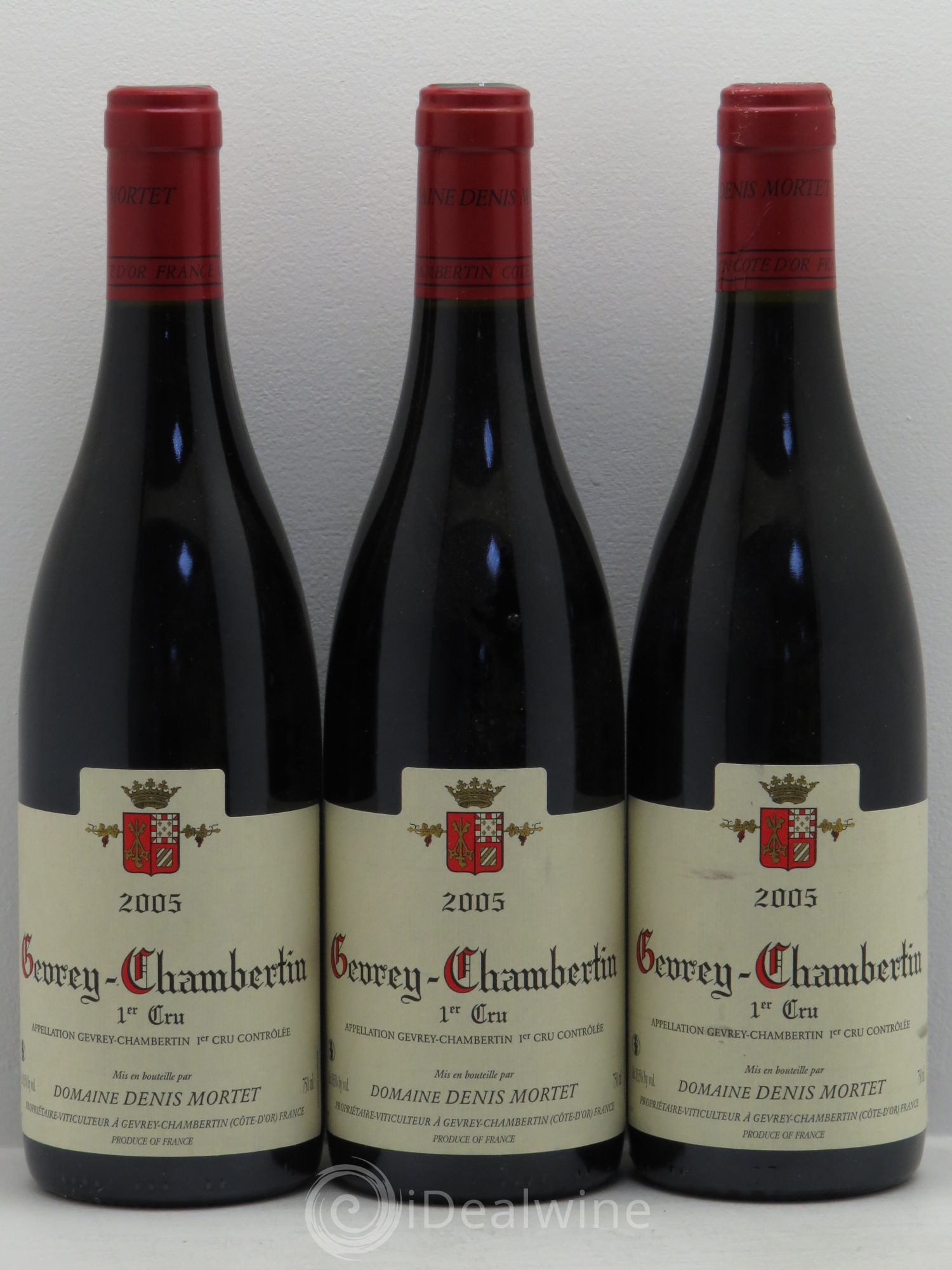 Gevrey-Chambertin 1er Cru Denis Mortet (Domaine) 2005 - Lot de 3 bouteilles - 0