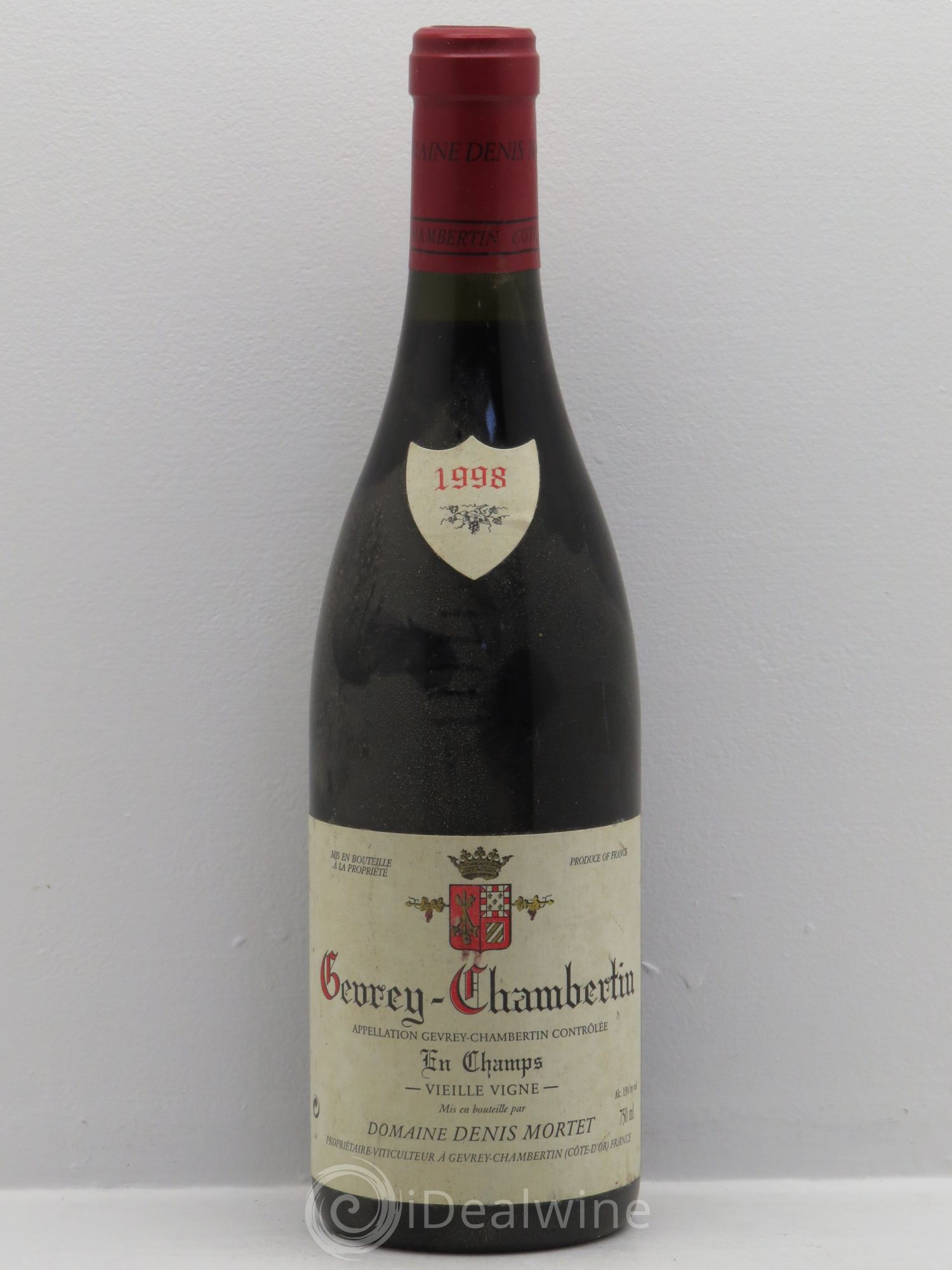 Gevrey-Chambertin En Champs Vieille Vigne Denis Mortet (Domaine) Vieilles Vignes 1998 - Lot de 1 bouteille - 0