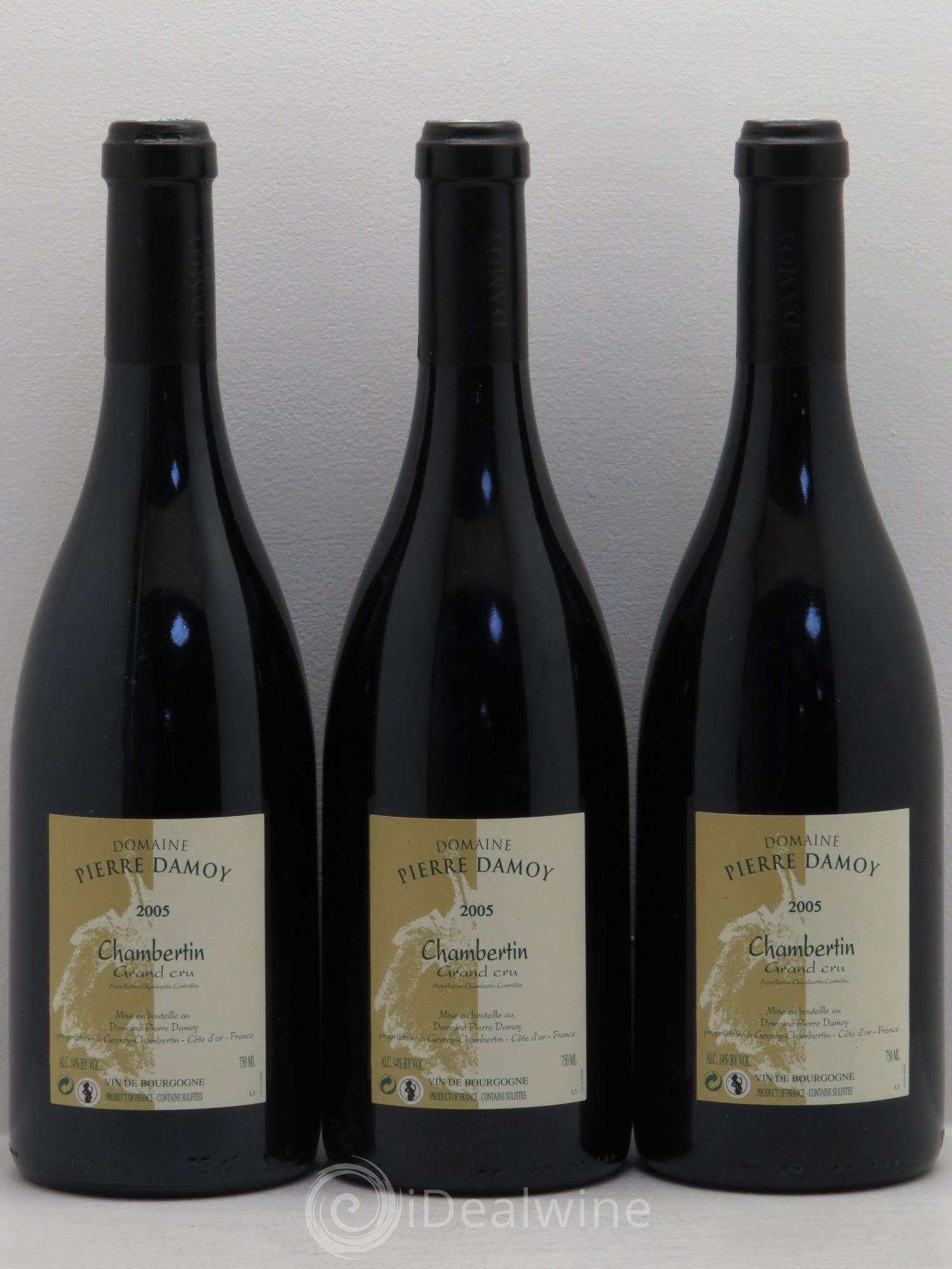 Chambertin Grand Cru Pierre Damoy 2005 - Lot de 3 bouteilles - 0