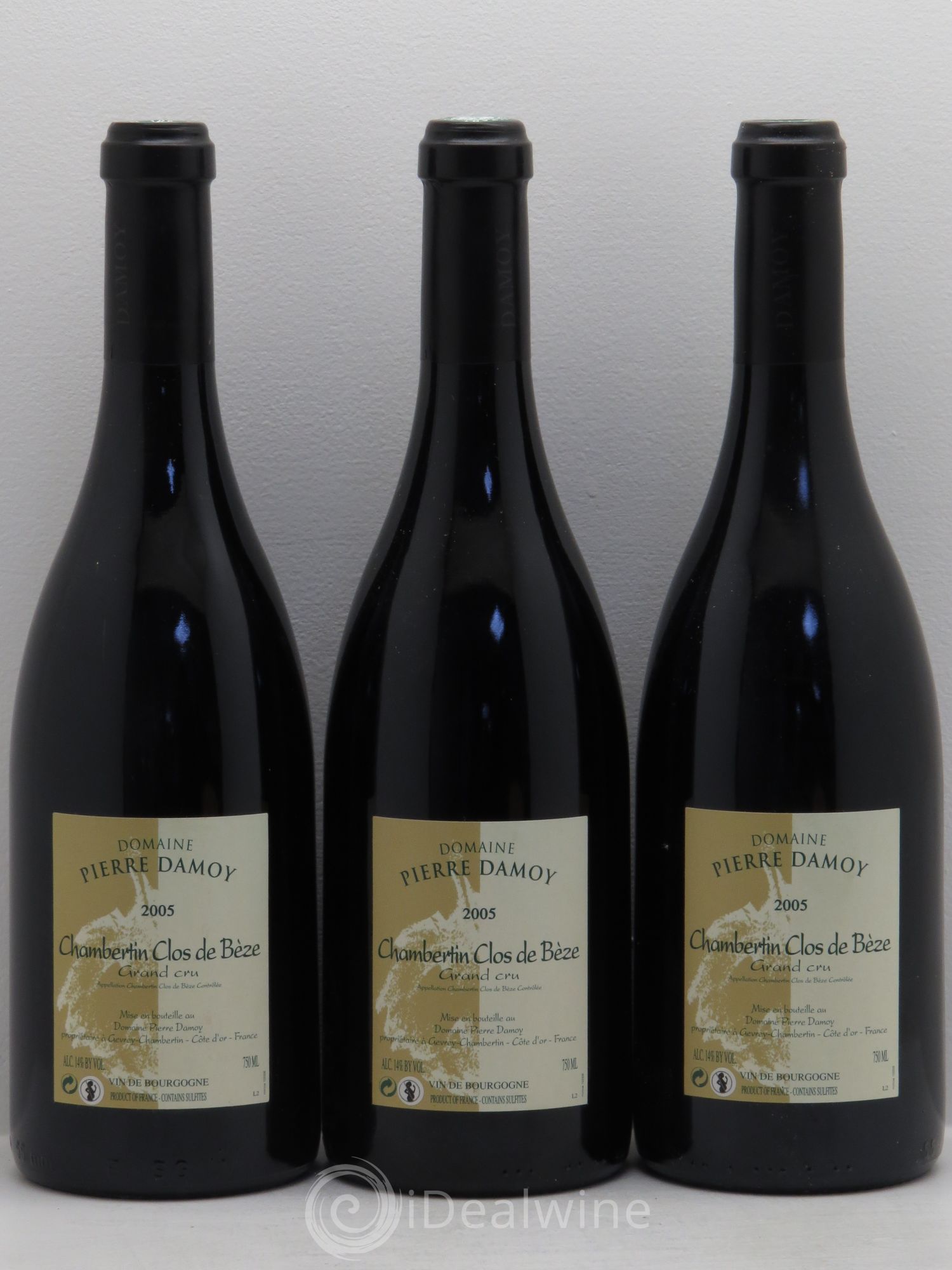 Chambertin Clos de Bèze Grand Cru Pierre Damoy 2005 - Lot de 3 bouteilles - 0