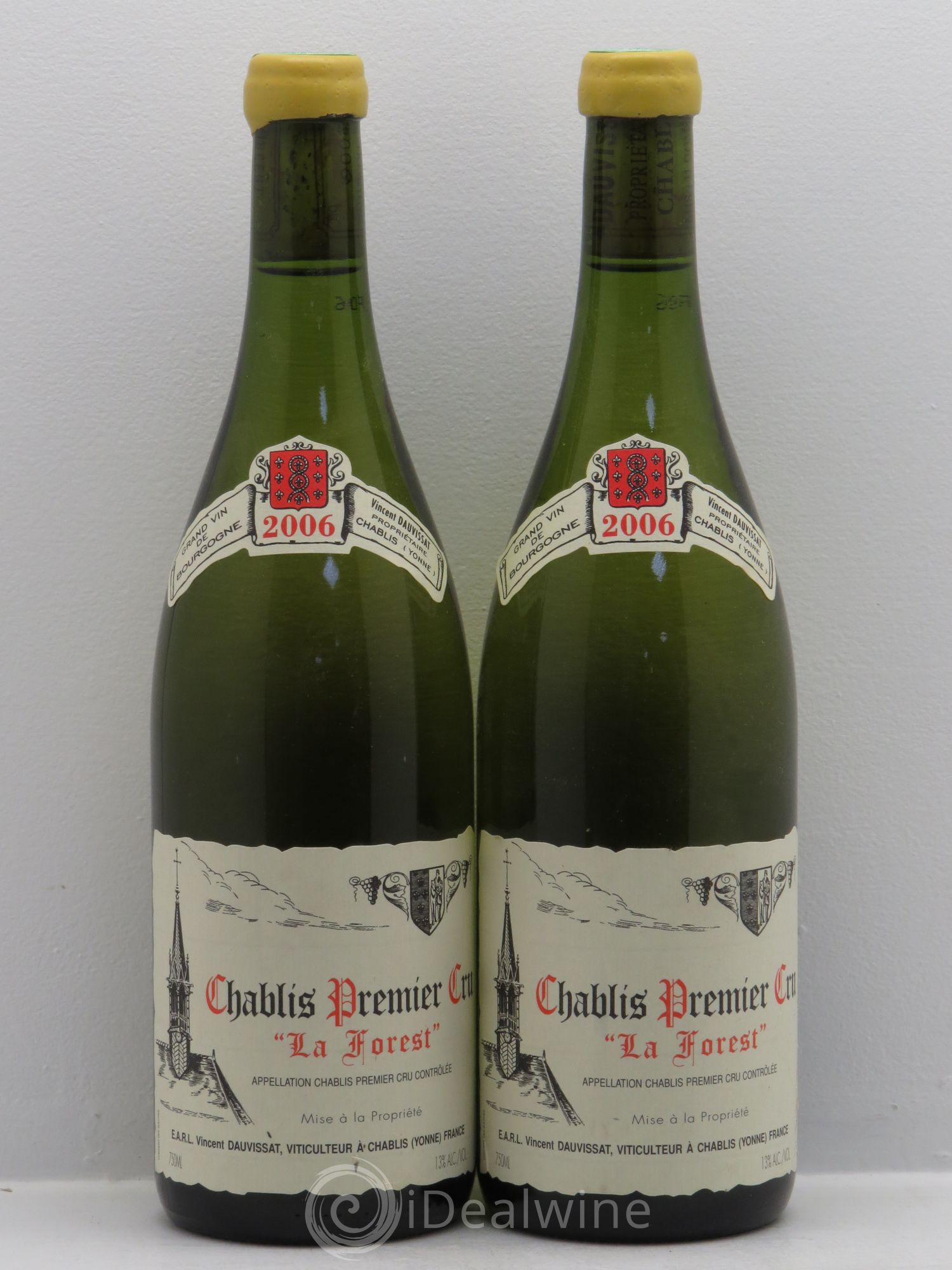 Chablis 1er Cru La Forest Vincent Dauvissat (Domaine) 2006 - Lot de 2 bouteilles - 0