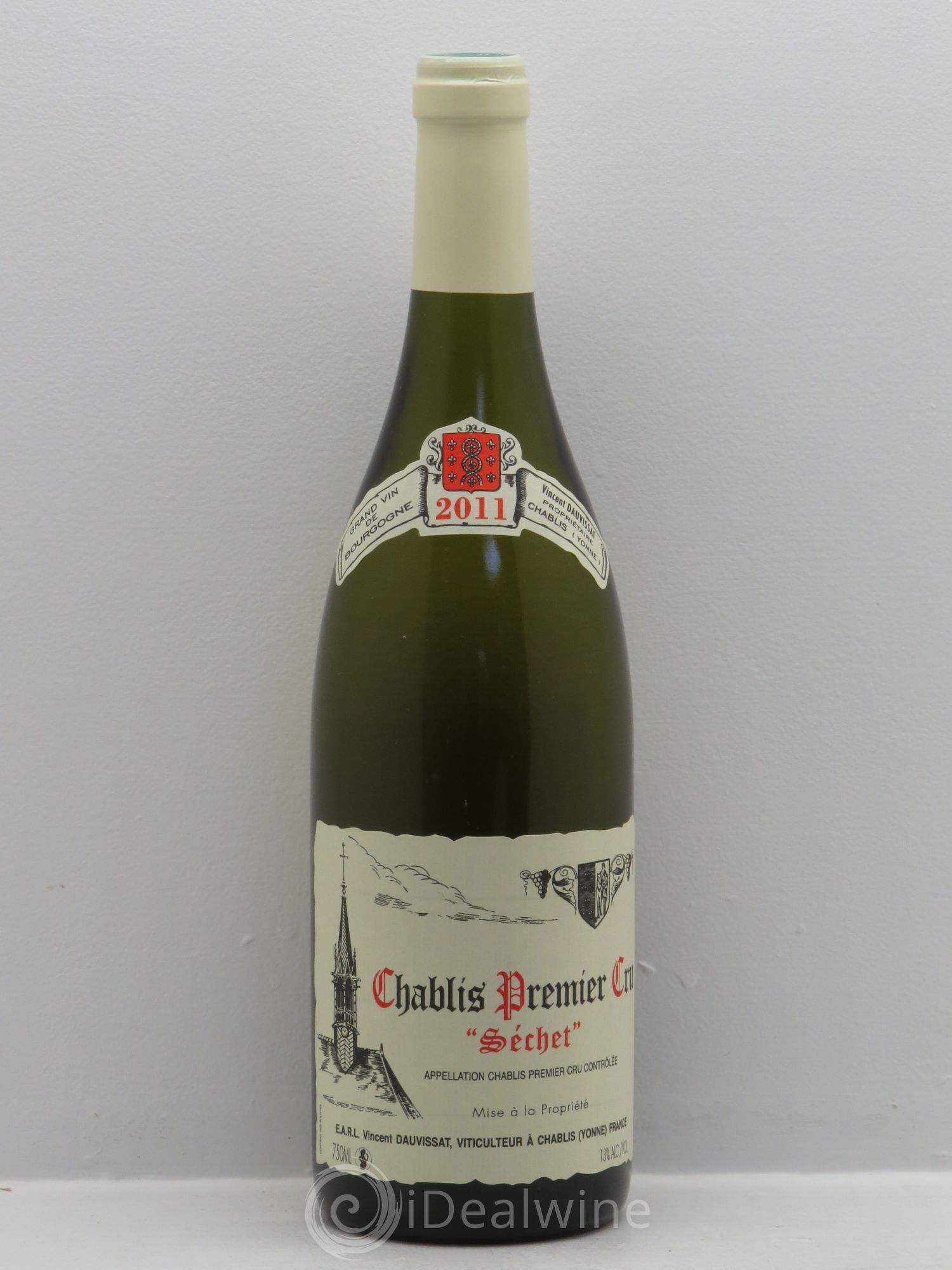 Chablis 1er Cru Séchet Vincent Dauvissat (Domaine) 2011 - Lot de 1 bouteille - 0