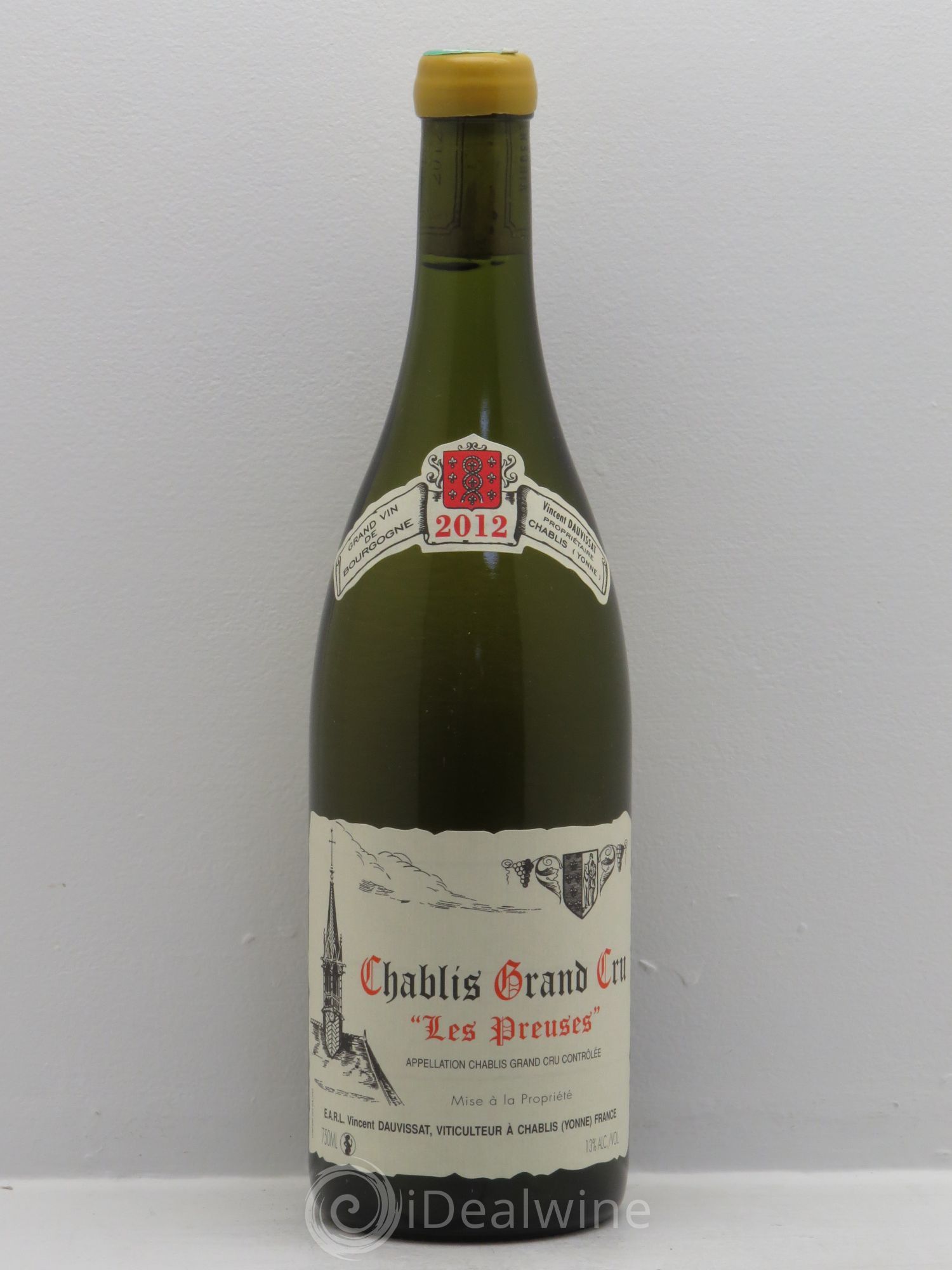 Chablis Grand Cru Les Preuses Vincent Dauvissat (Domaine) 2012 - Lot de 1 bouteille - 0