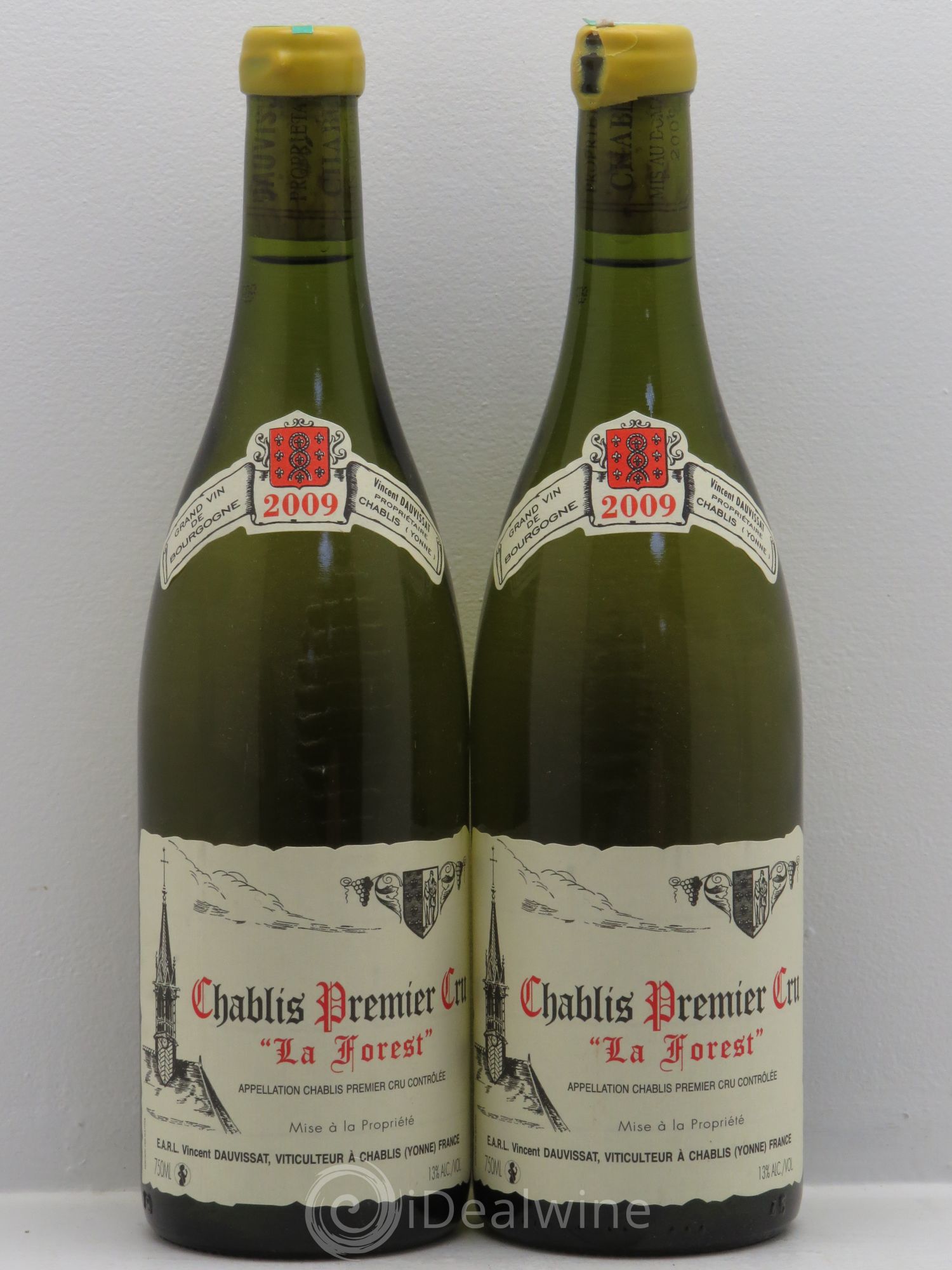 Chablis 1er Cru La Forest Vincent Dauvissat (Domaine) 2009 - Lot de 2 bouteilles - 0