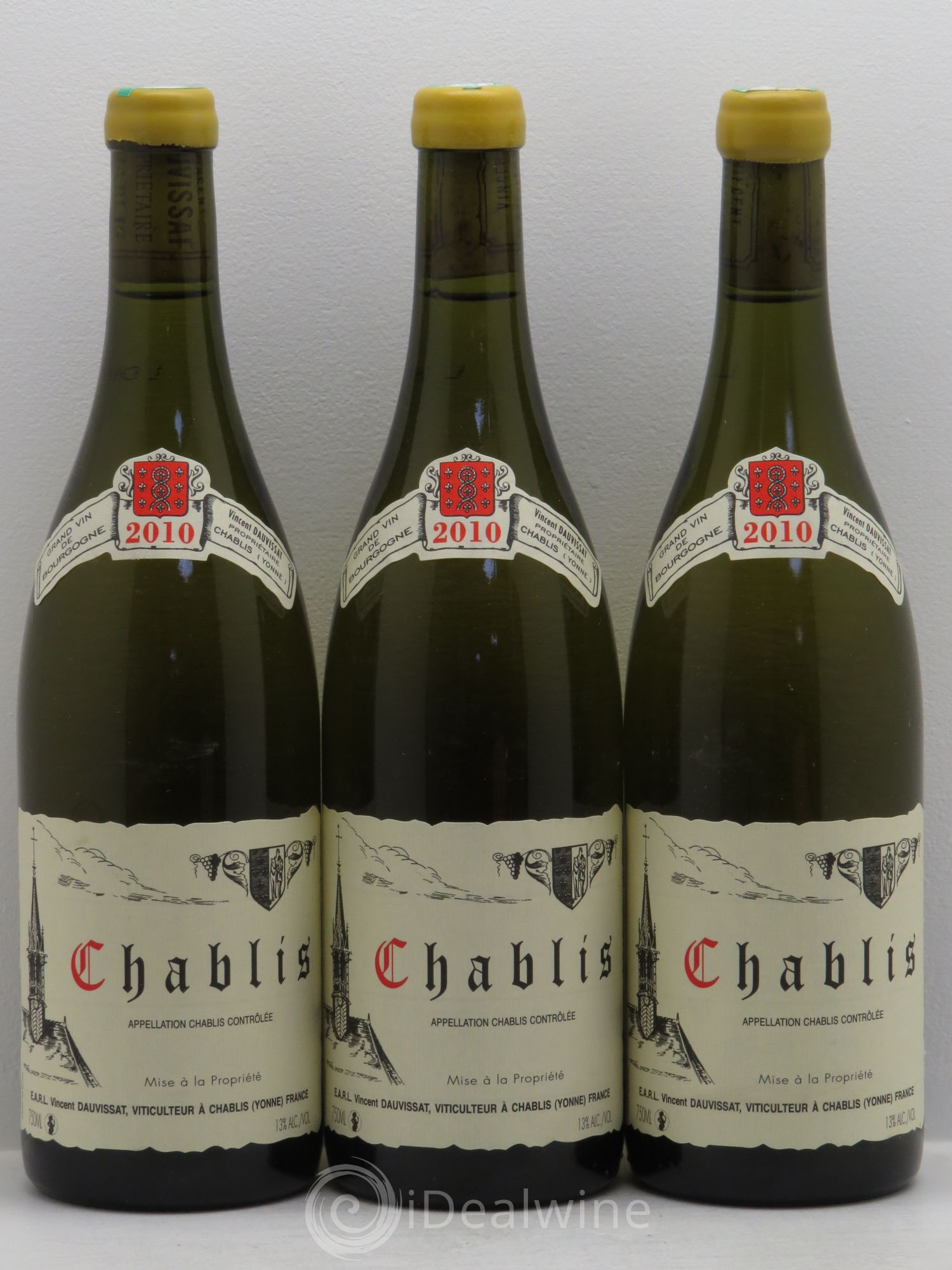 Chablis Vincent Dauvissat (Domaine) 2010 - Lot de 3 bouteilles - 0