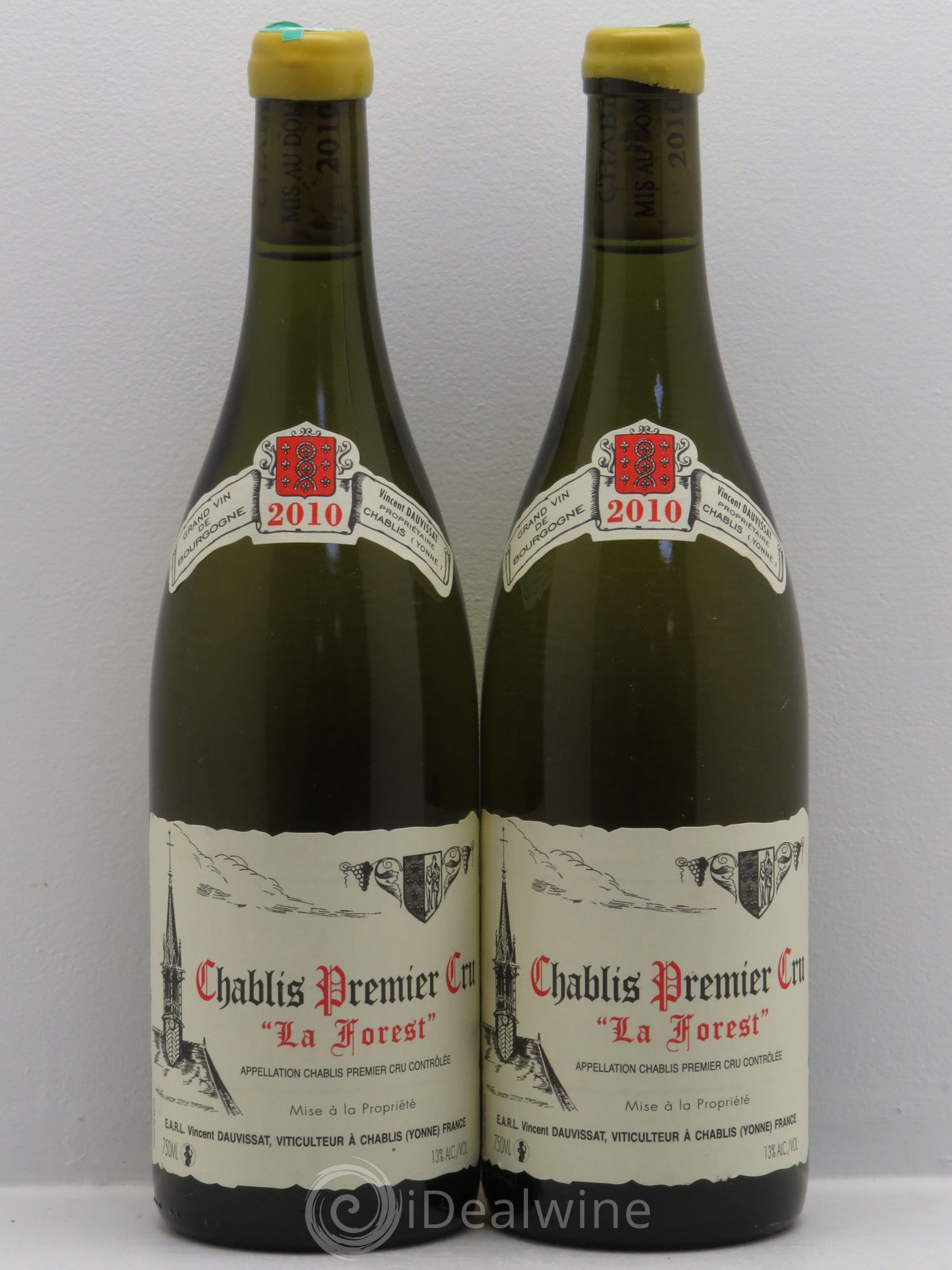 Chablis 1er Cru La Forest Vincent Dauvissat (Domaine) 2010 - Lot de 2 bouteilles - 0