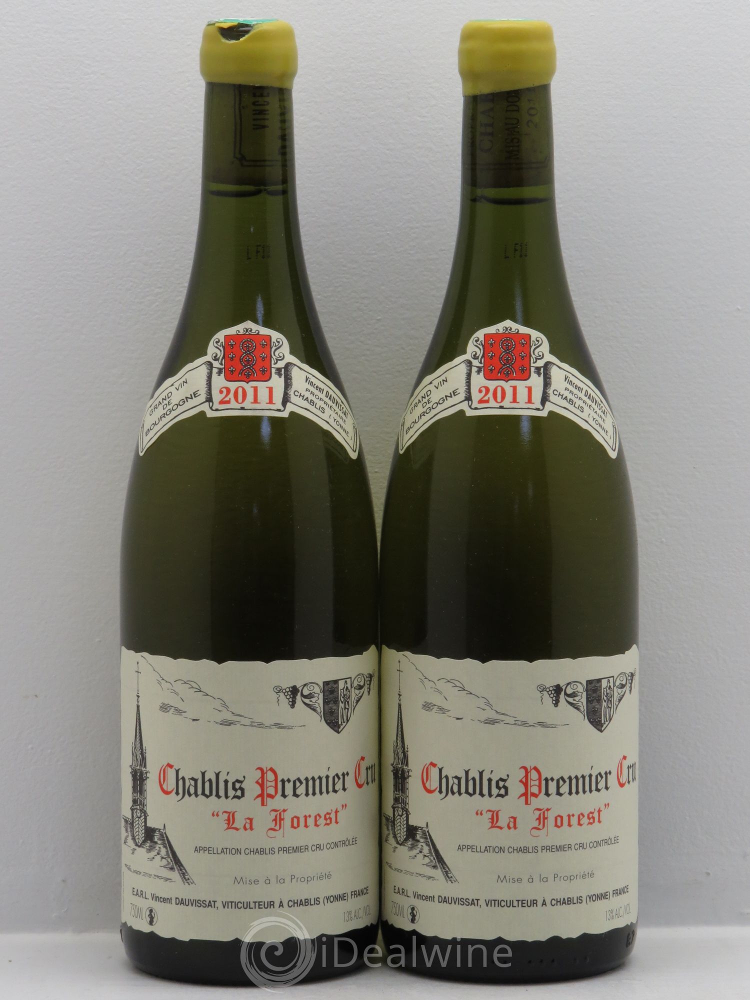 Chablis 1er Cru La Forest Vincent Dauvissat (Domaine) 2011 - Lot de 2 bouteilles - 0