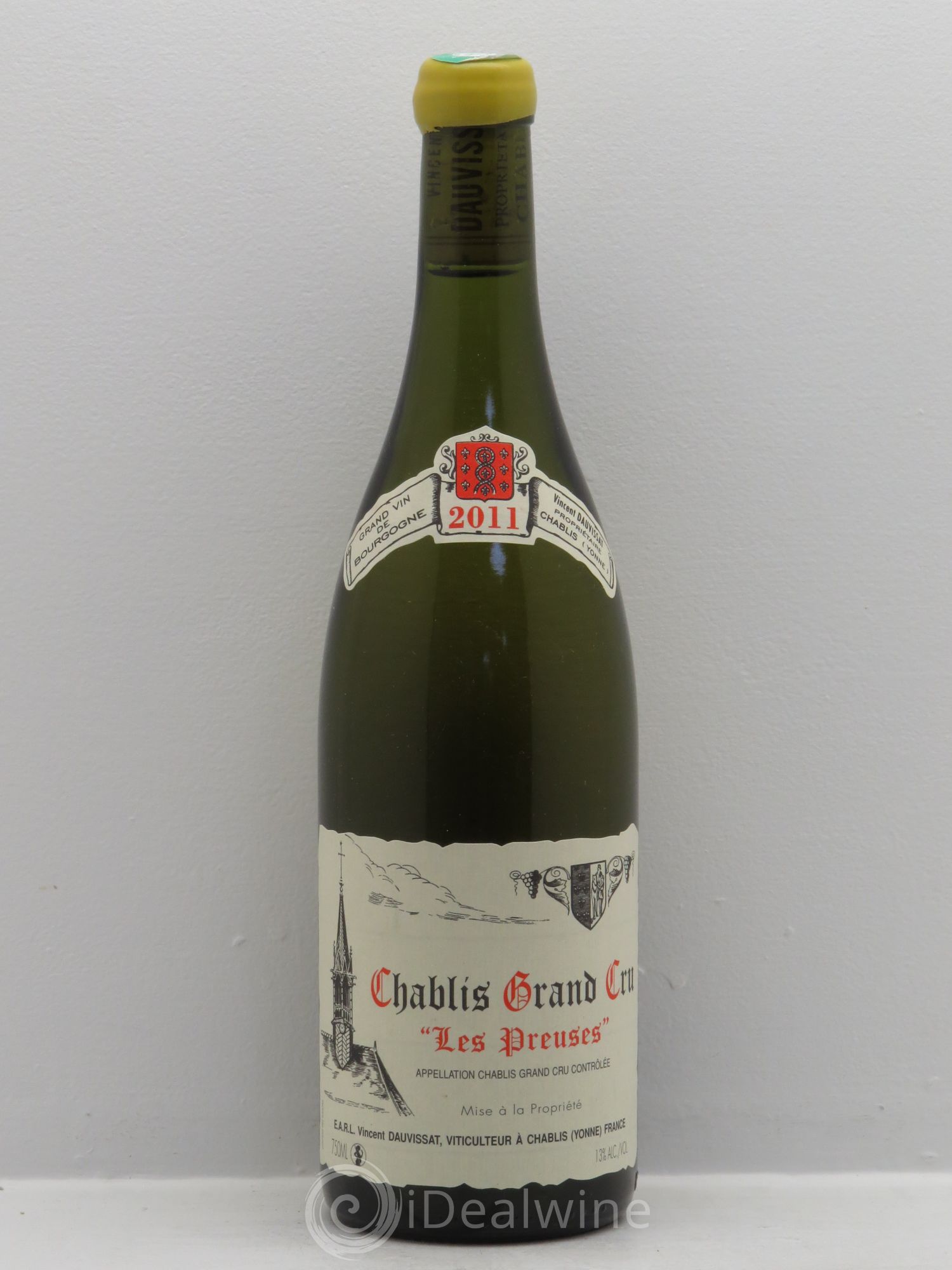 Chablis Grand Cru Les Preuses Vincent Dauvissat (Domaine) 2011 - Lot de 1 bouteille - 0