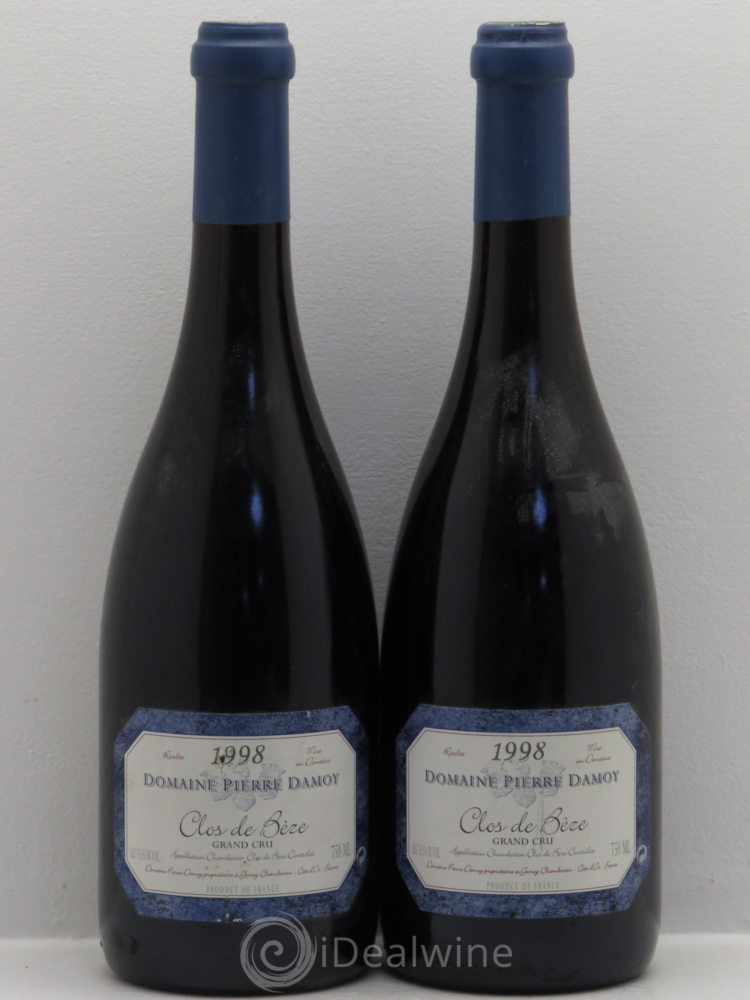 Chambertin Clos de Bèze Grand Cru Pierre Damoy 1998 - Lot de 2 bouteilles - 0