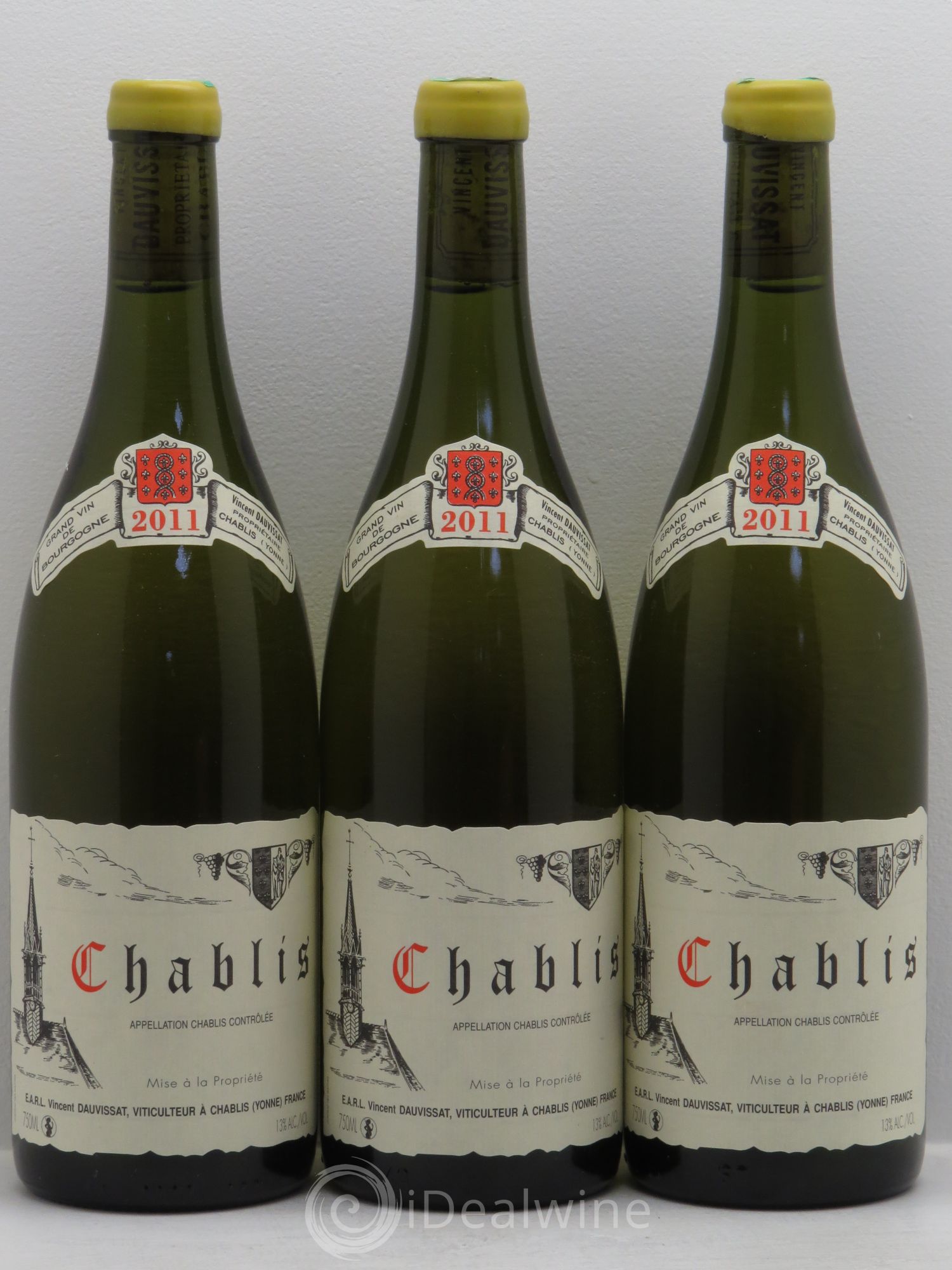 Chablis Vincent Dauvissat (Domaine) 2011 - Lot de 3 bouteilles - 0