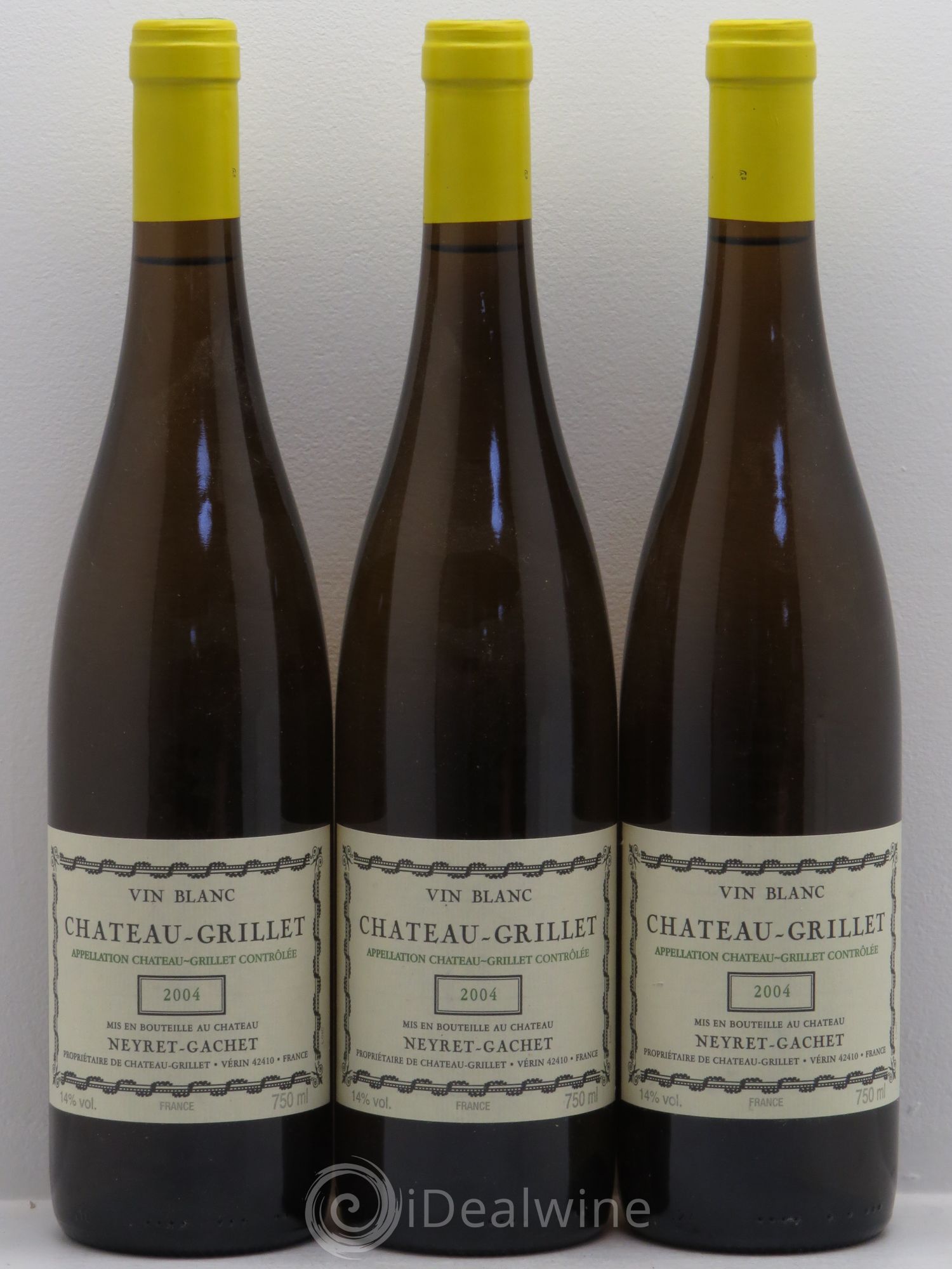 Château Grillet Château-Grillet 2004 - Lot de 3 bouteilles - 0