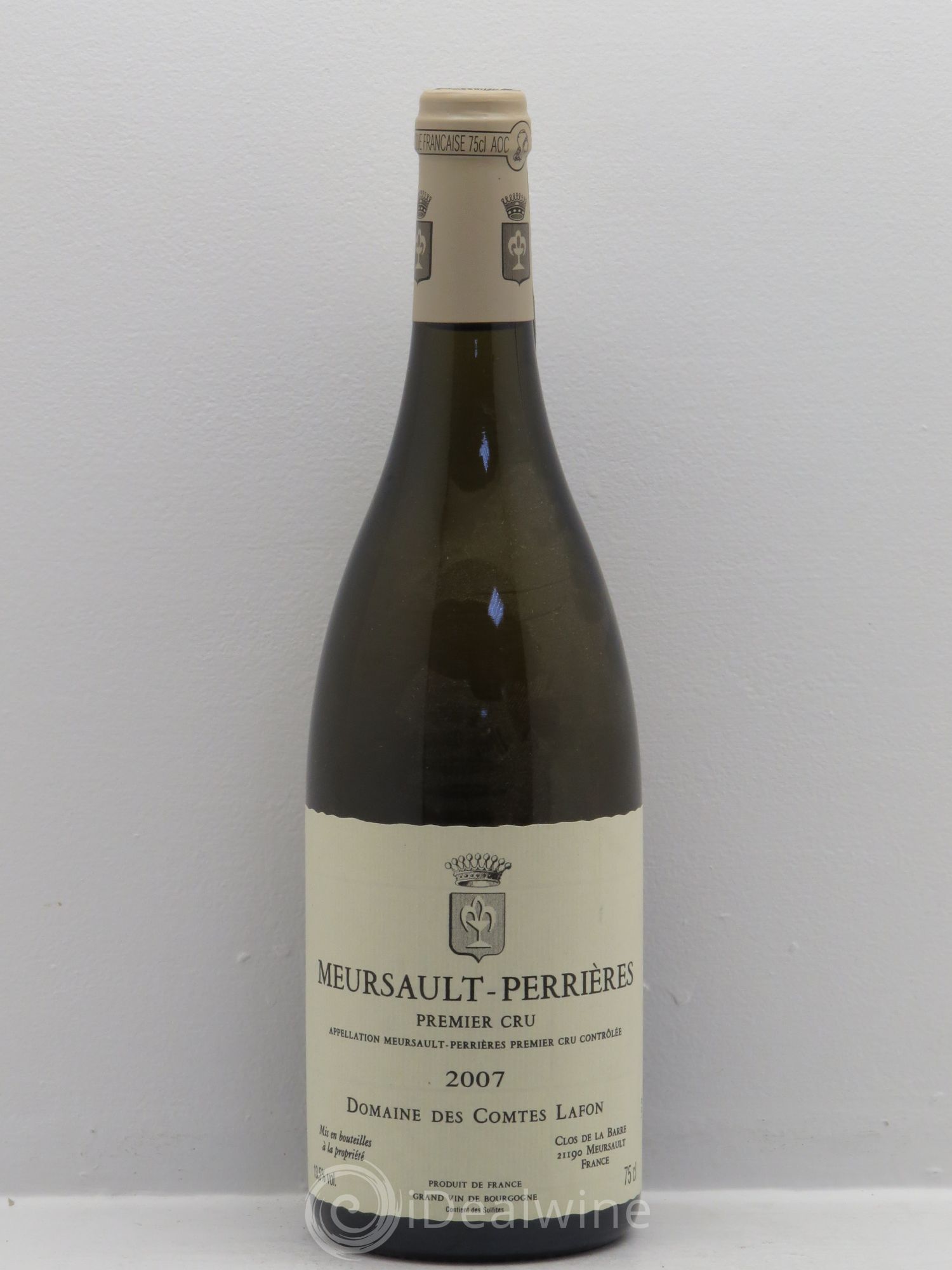 Meursault 1er Cru Perrières Comtes Lafon (Domaine des) 2007 - Lot de 1 bouteille - 0