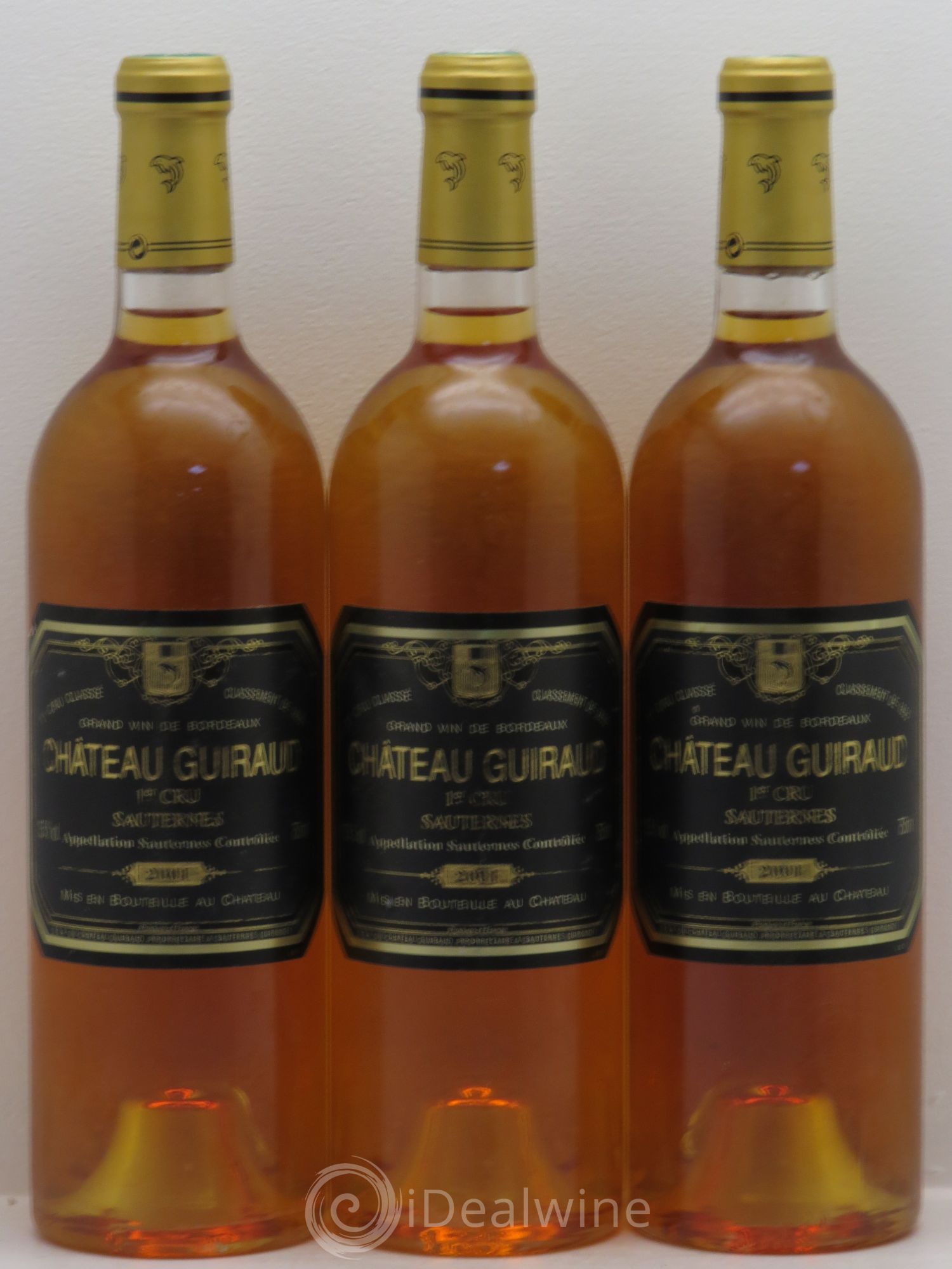 Château Guiraud 1er Grand Cru Classé 2001 - Lotto di 3 bottiglie - 0