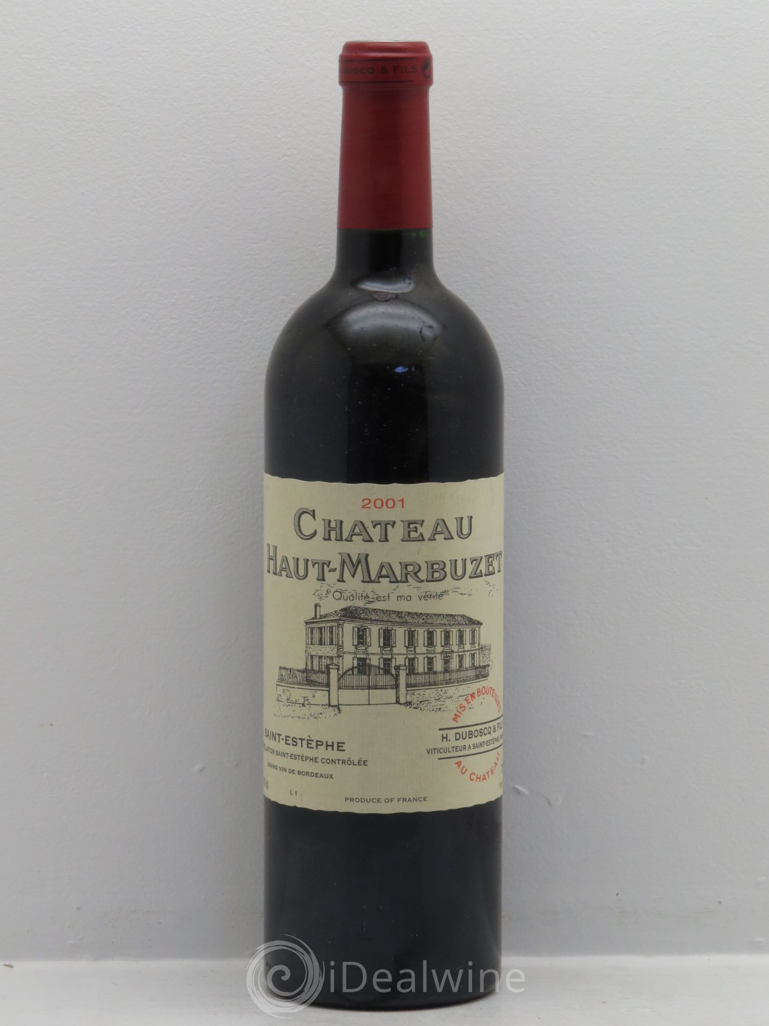 Château Haut Marbuzet 2001 - Lot de 6 bouteilles - 0