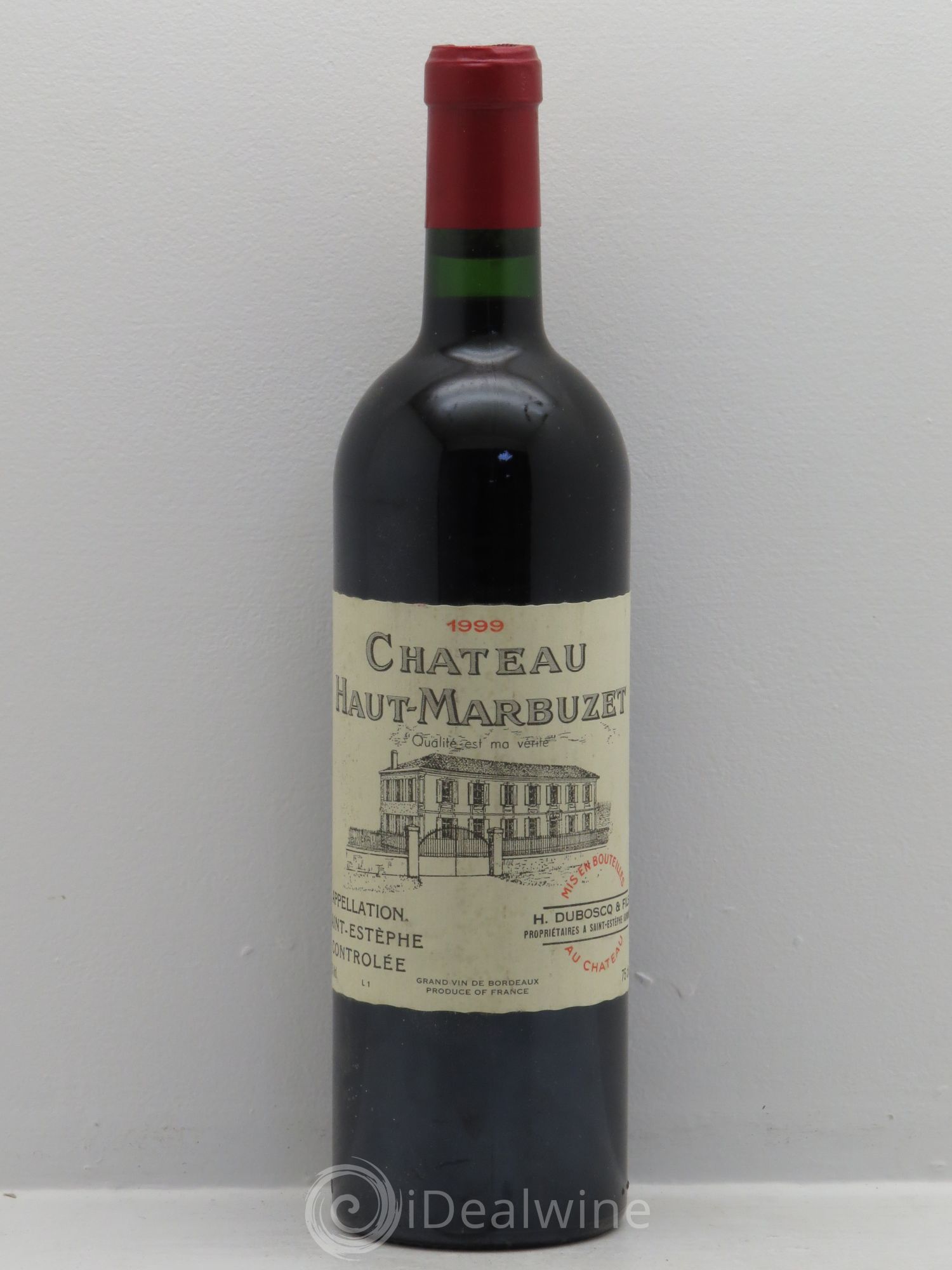 Château Haut Marbuzet 1999 - Lot de 1 bouteille - 0