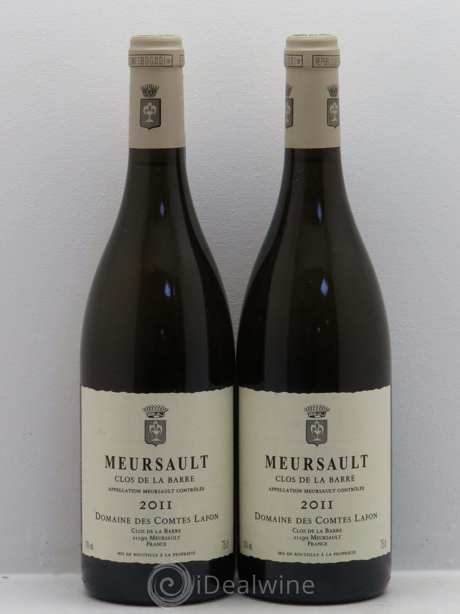 Meursault Clos de la Barre Comtes Lafon (Domaine des) 2011 - Lot de 2 bouteilles - 0