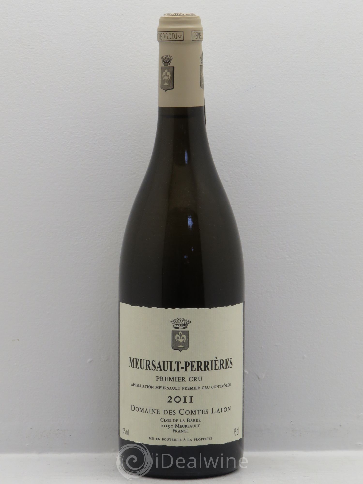 Meursault 1er Cru Perrières Comtes Lafon (Domaine des) 2011 - Posten von 1 Flasche - 0