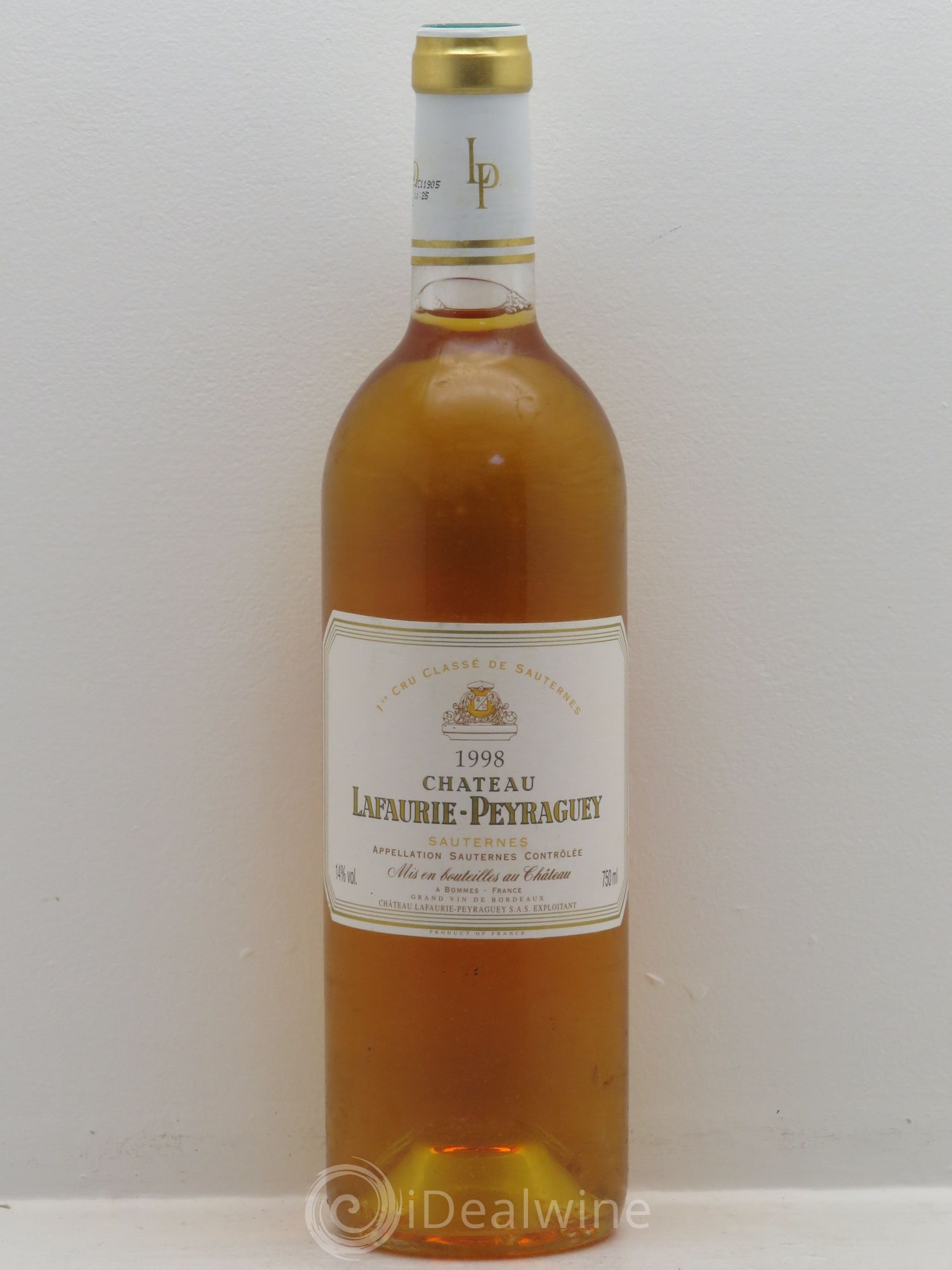Château Lafaurie-Peyraguey 1er Grand Cru Classé 1998 - Lotto di 6 bottiglie - 0