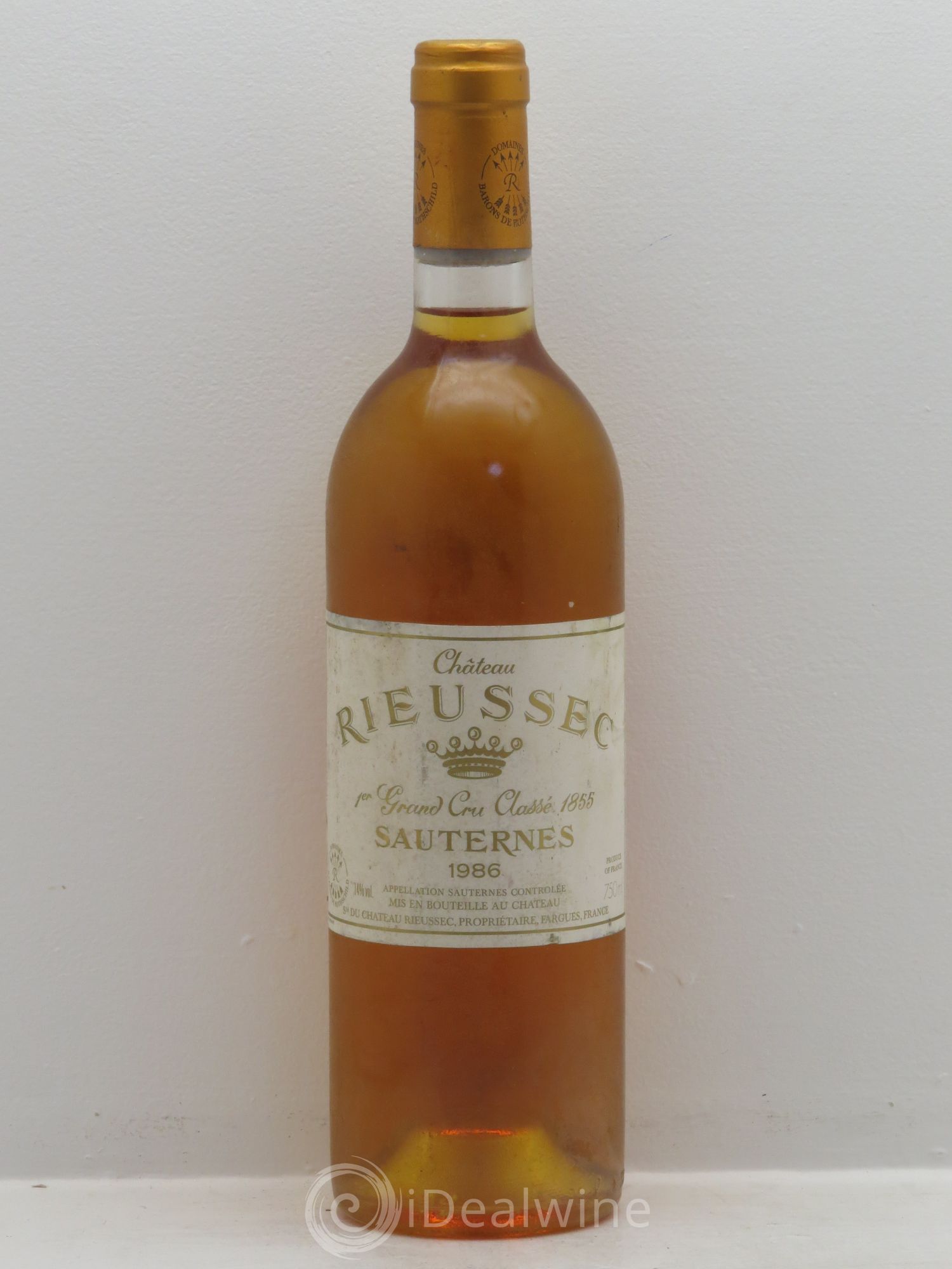 Château Rieussec 1er Grand Cru Classé 1986 - Posten von 1 Flasche - 0