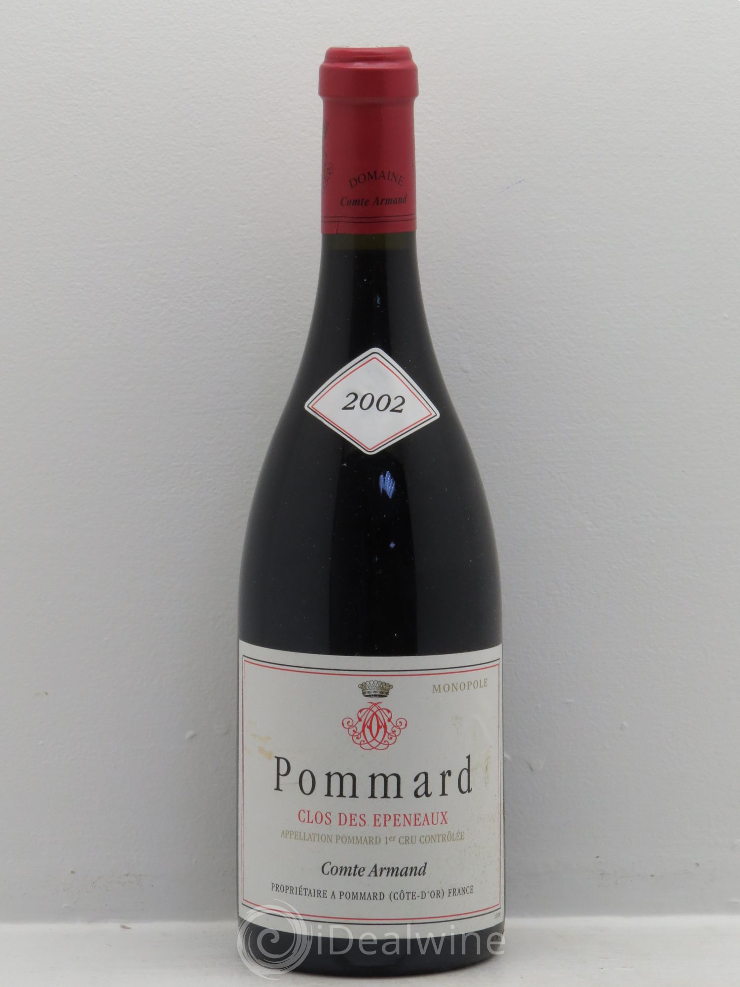 Pommard 1er Cru Clos des Epeneaux Comte Armand 2002 - Lot de 6 bouteilles - 0