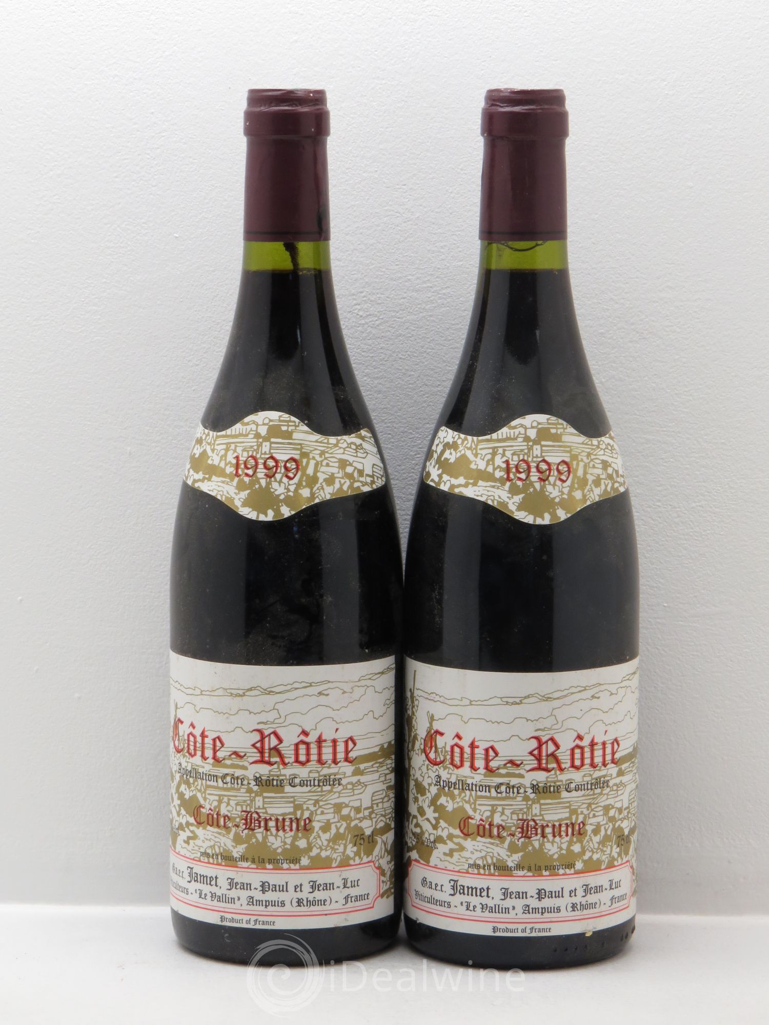Côte-Rôtie Côte Brune Jamet (Domaine) 1999 - Lot de 2 bouteilles - 0