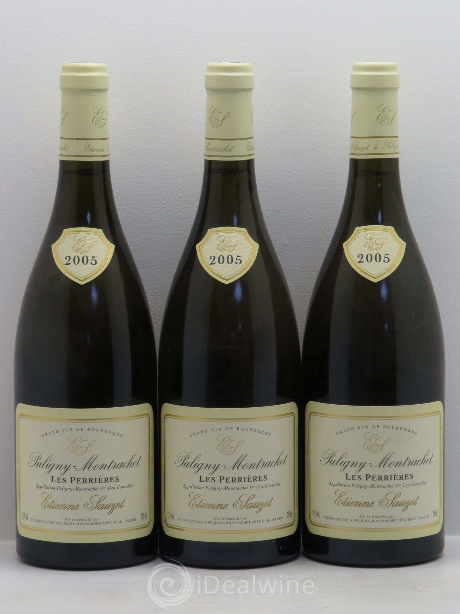 Puligny-Montrachet 1er Cru Les Perrières Etienne Sauzet 2005 - Lot de 3 bouteilles - 0