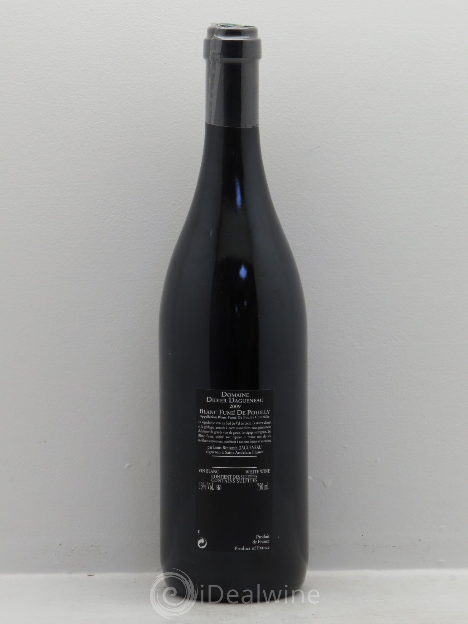 Vin de France (anciennement Pouilly-Fumé) Silex Dagueneau (Domaine Didier - Louis-Benjamin) 2009 - Lot de 1 bouteille - 1