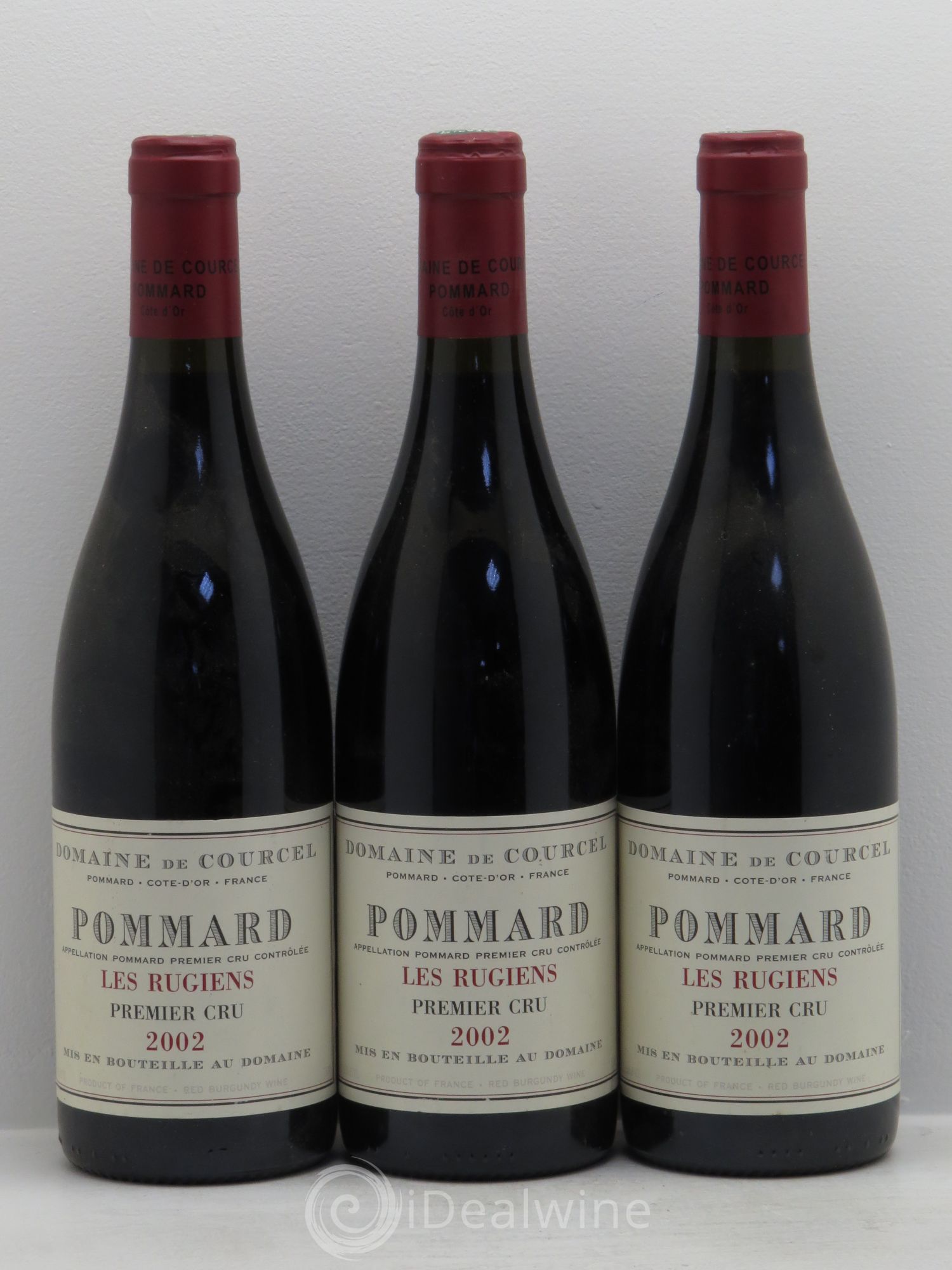 Pommard 1er Cru Les Rugiens de Courcel (Domaine) 2002 - Lot de 3 bouteilles - 0