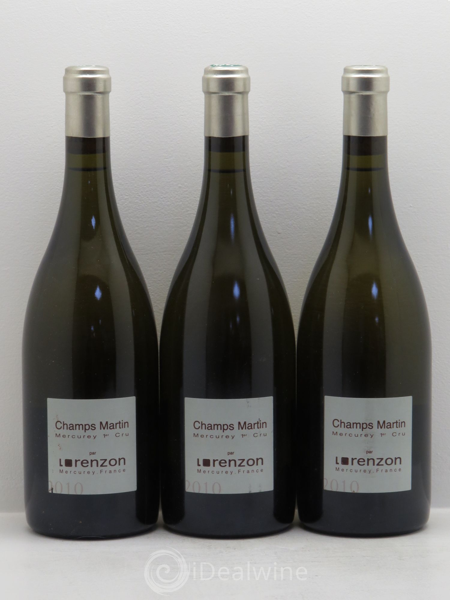 Mercurey 1er Cru Champs Martin 2010 - Posten von 3 Flaschen - 0