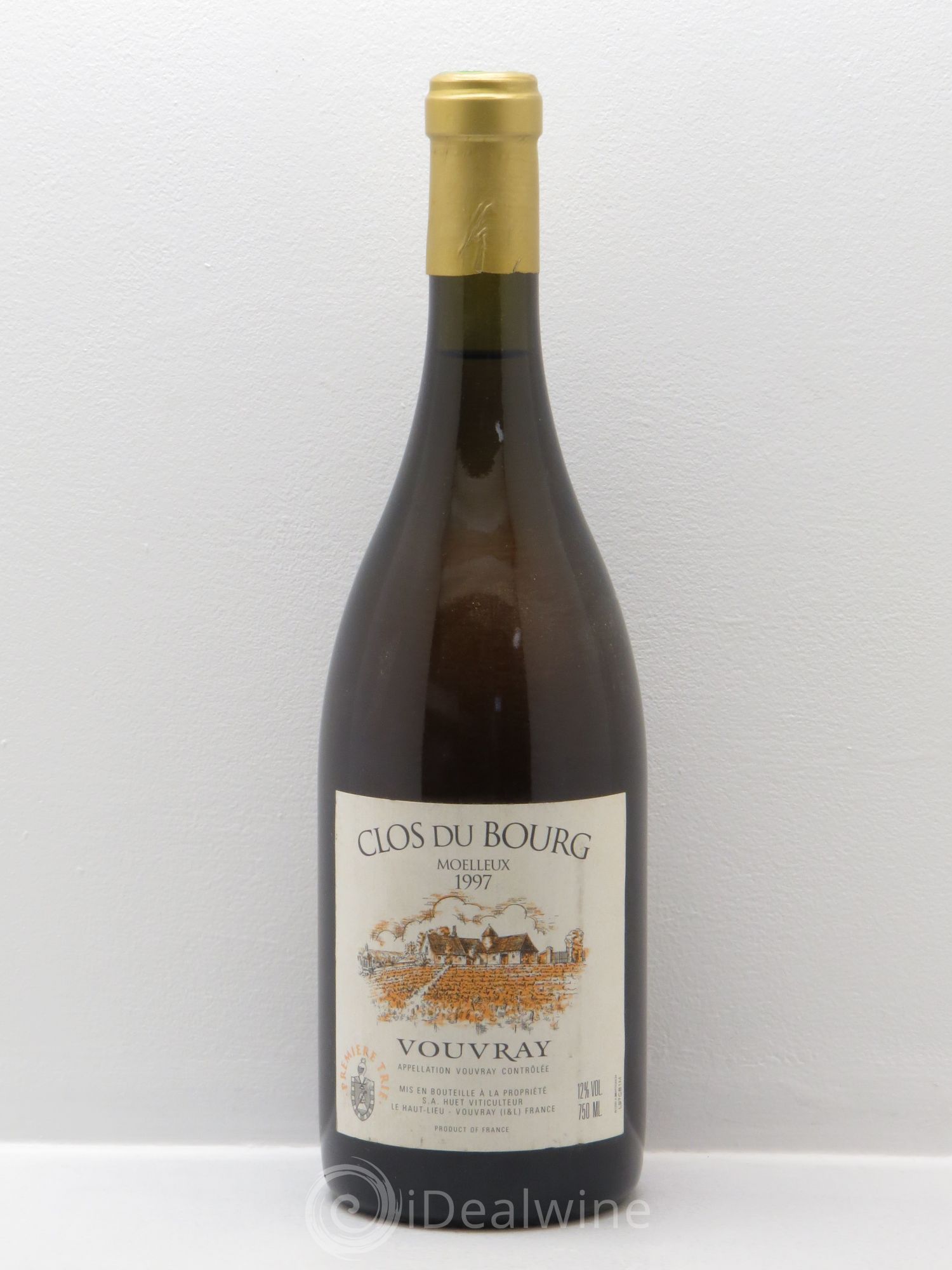 Vouvray Clos du Bourg Moelleux Domaine Huet 1997 - Lot de 1 bouteille - 0