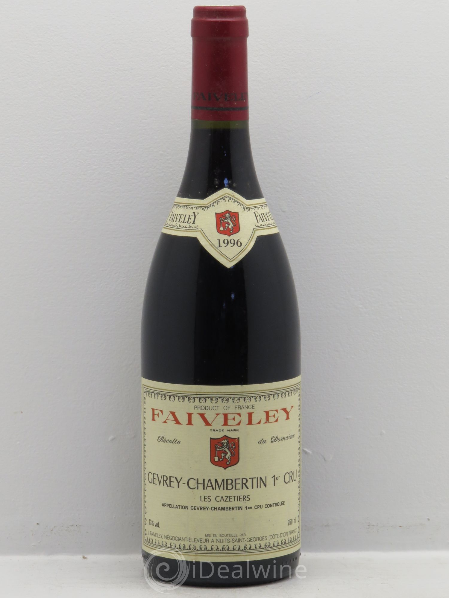 Gevrey-Chambertin 1er Cru Les Cazetiers Faiveley 1996 - Lot de 1 bouteille - 0