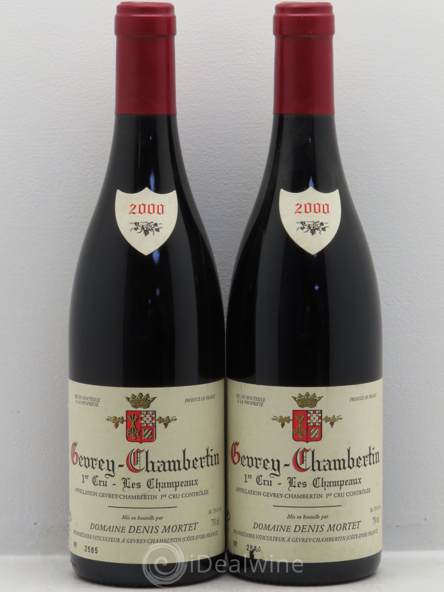 Gevrey-Chambertin 1er Cru Les Champeaux Denis Mortet (Domaine) 2000 - Lot de 2 bouteilles - 0