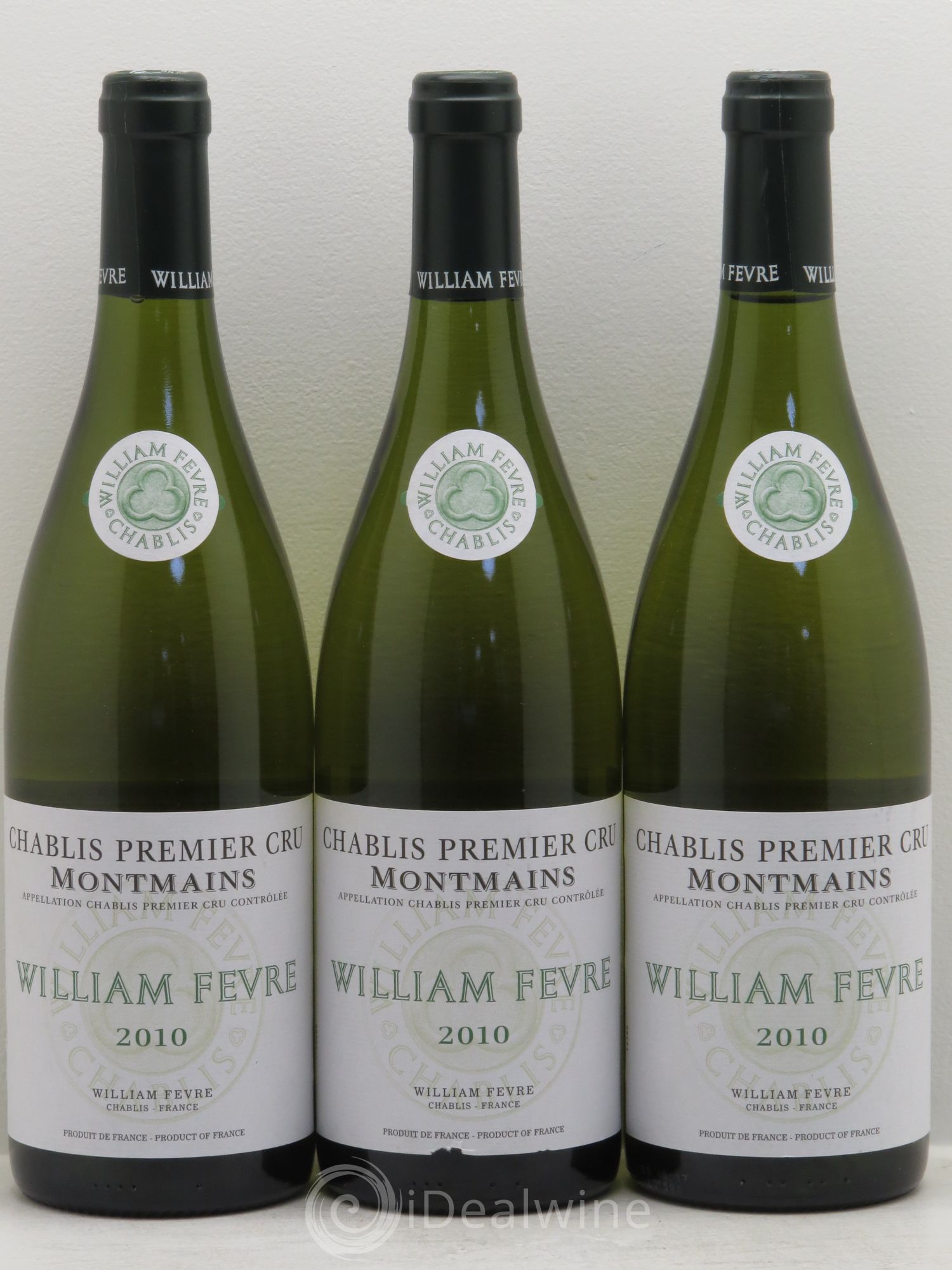 Chablis 1er Cru Montmains William Fèvre 2010 - Lot de 3 bouteilles - 0