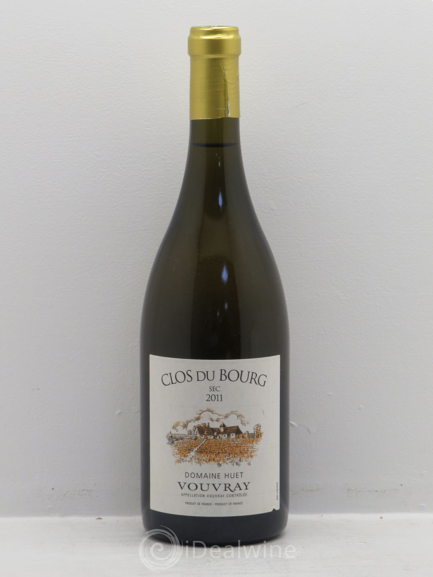 Vouvray Clos du Bourg Sec Domaine Huet 2011 - Lot de 1 bouteille - 0