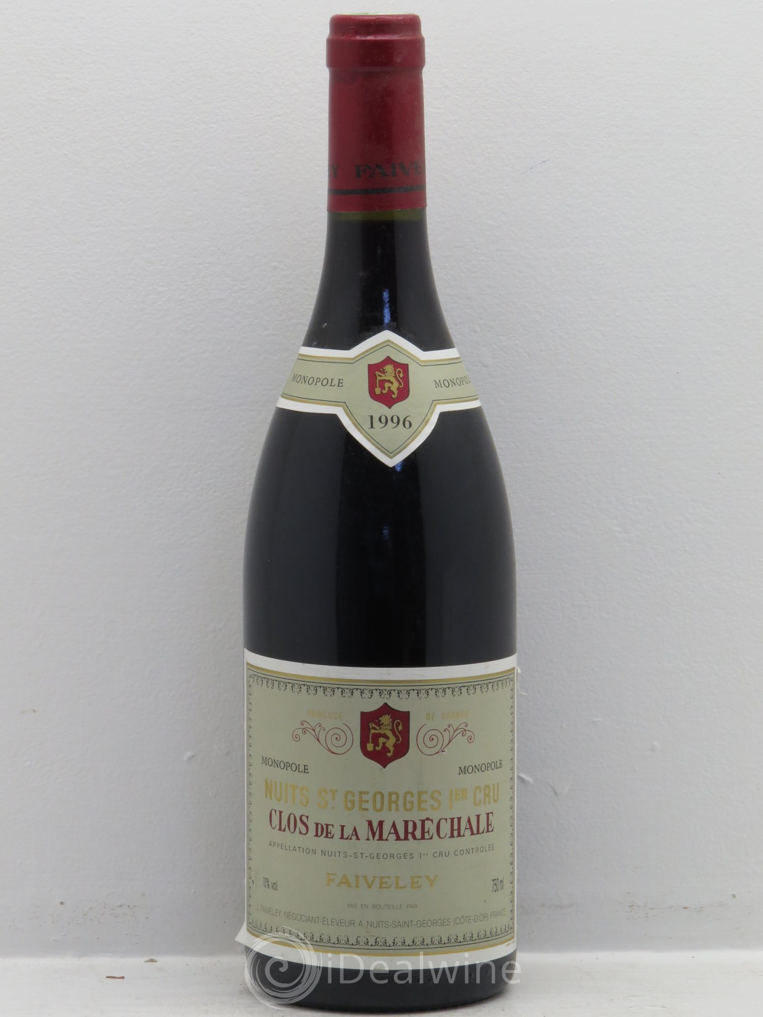 Nuits-Saint-Georges 1er Cru Clos de La Maréchale Jacques-Frédéric Mugnier 1996 - Lot de 1 bouteille - 0