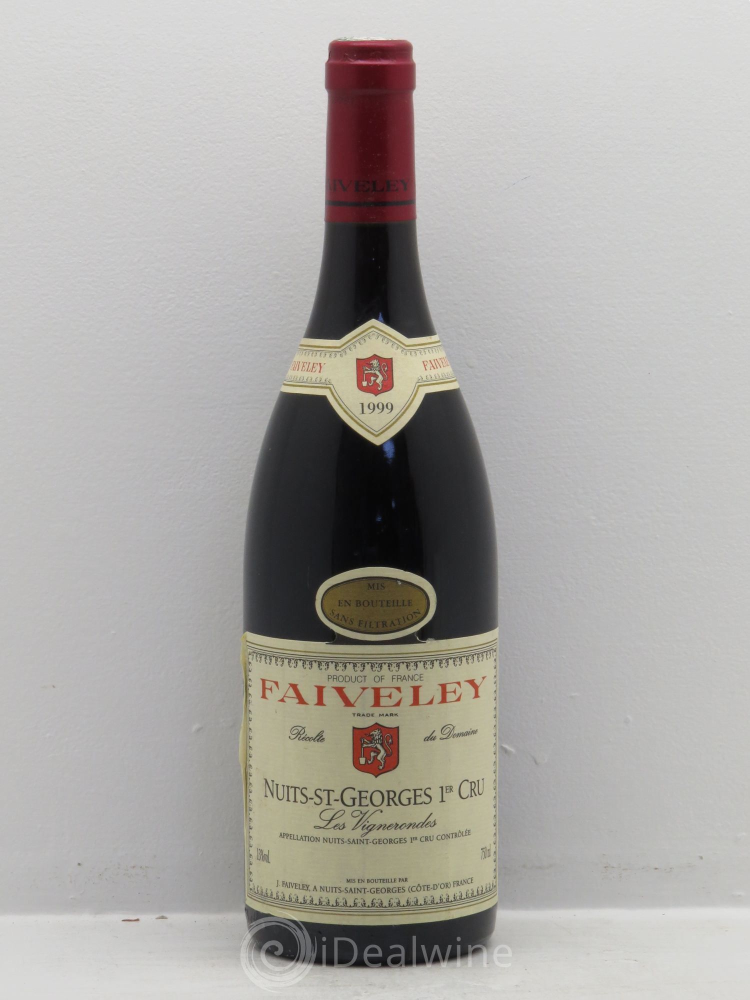 Nuits-Saint-Georges 1er Cru Les vignerondes 1999 - Lot de 1 bouteille - 0