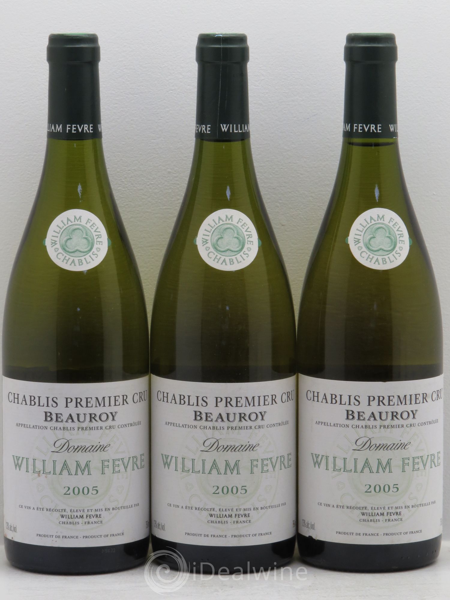 Chablis Grand Cru Beauroy 2005 - Lot de 3 bouteilles - 0