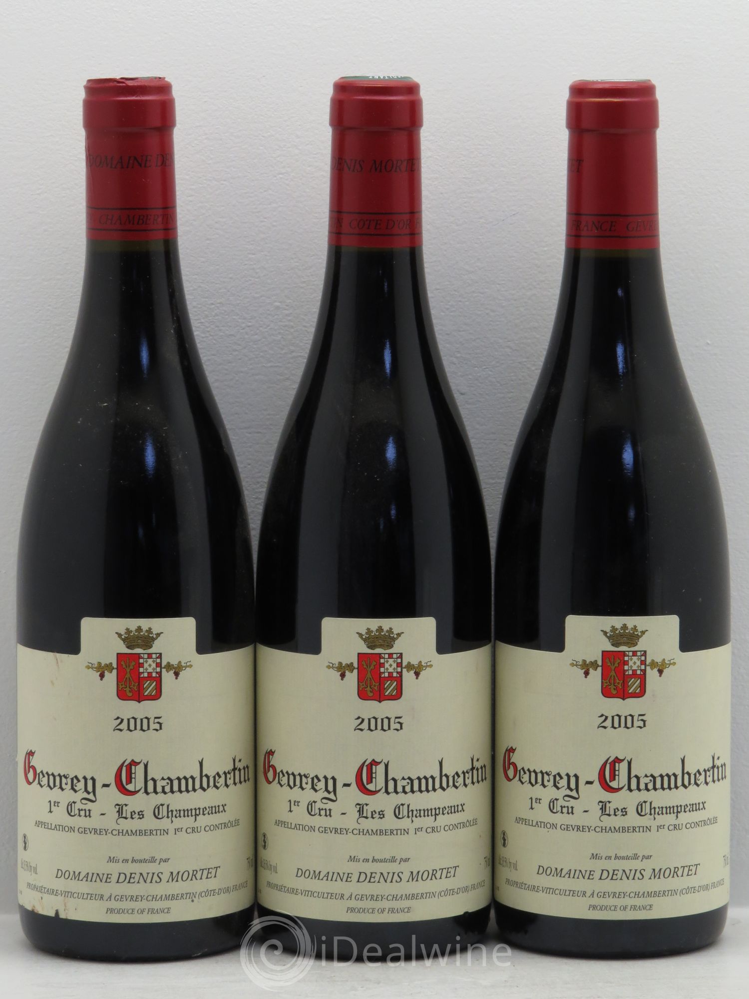 Gevrey-Chambertin 1er Cru Les Champeaux Denis Mortet (Domaine) 2005 - Lot de 3 bouteilles - 0