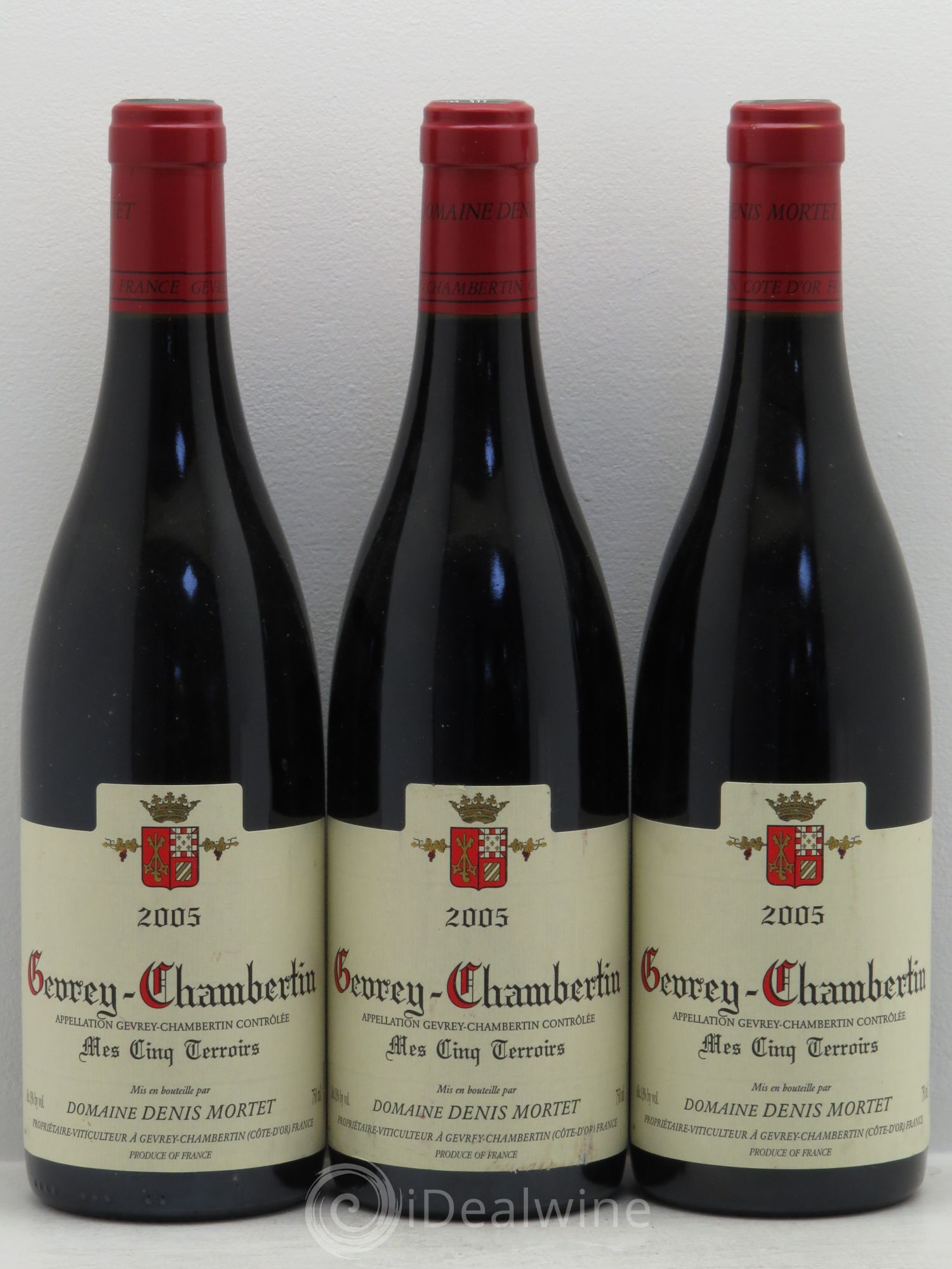 Gevrey-Chambertin Mes Cinq Terroirs Denis Mortet (Domaine) 2005 - Lot de 3 bouteilles - 0