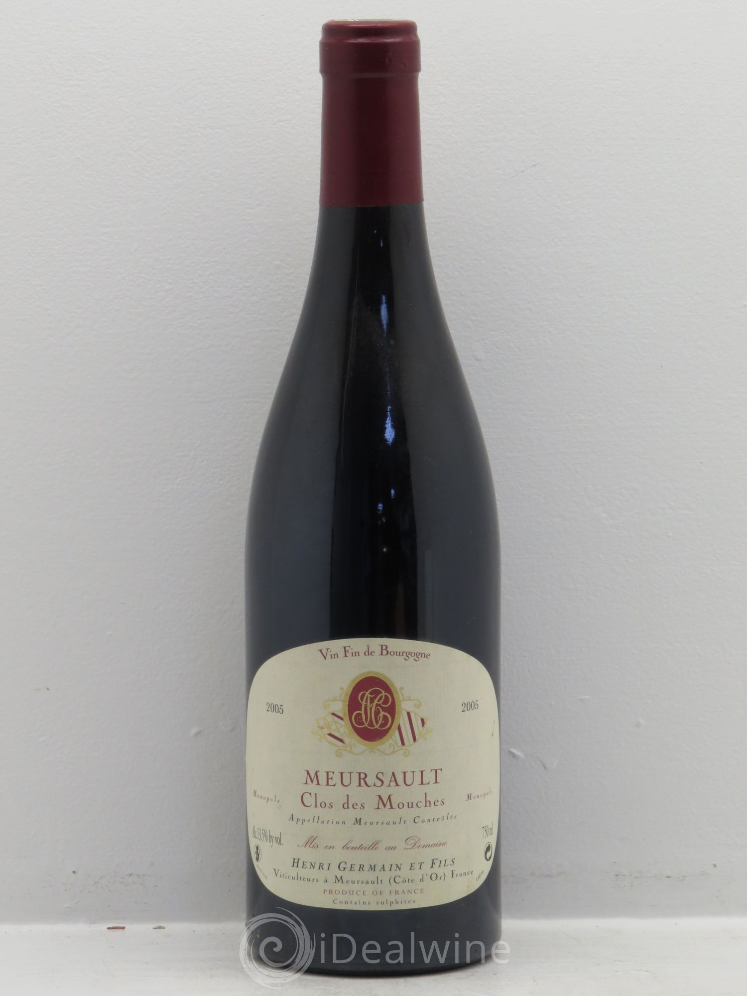 Meursault Clos des mouches Henri Germain 2005 - Posten von 1 Flasche - 0