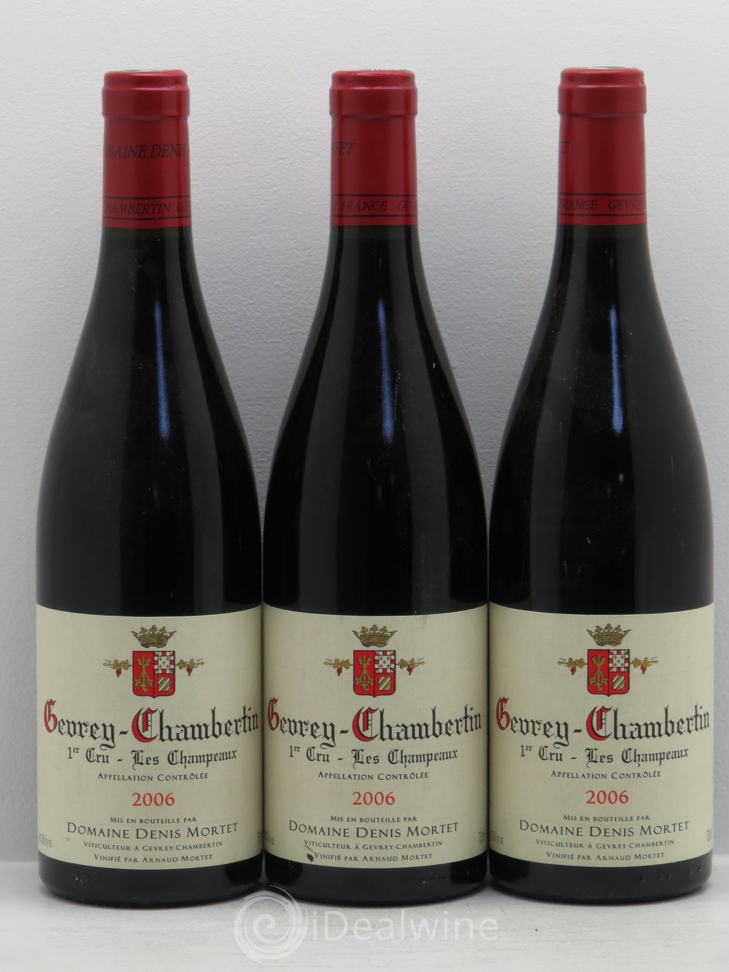 Gevrey-Chambertin 1er Cru Les Champeaux Denis Mortet (Domaine) 2006 - Lot de 3 bouteilles - 0