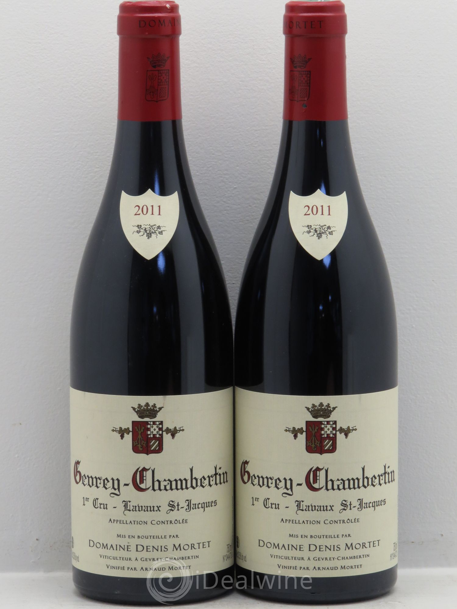 Gevrey-Chambertin 1er Cru Lavaux Saint Jacques Denis Mortet (Domaine) 2011 - Lot de 2 bouteilles - 0