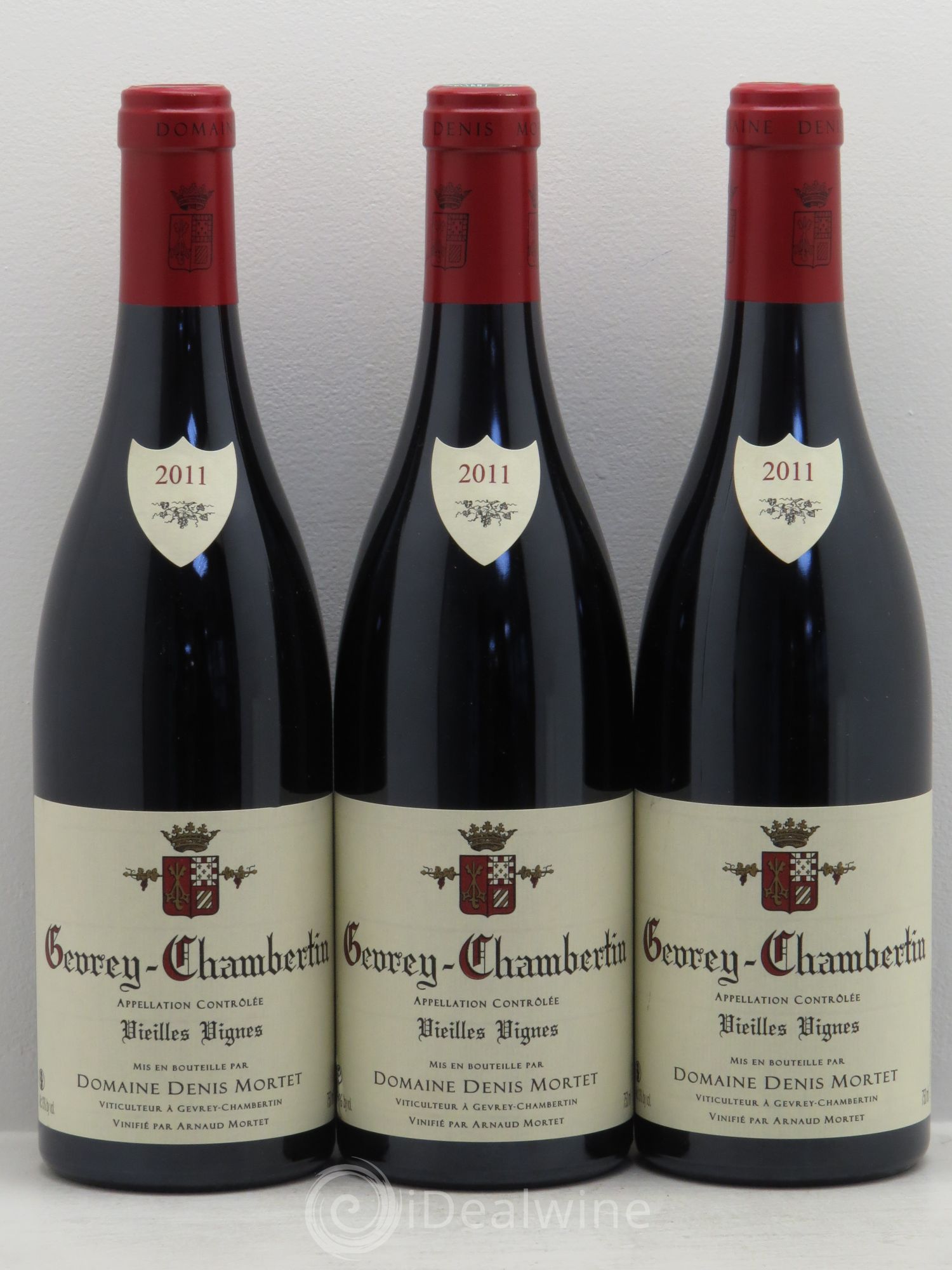 Gevrey-Chambertin Vieilles vignes Denis Mortet (Domaine) 2011 - Lot de 3 bouteilles - 0
