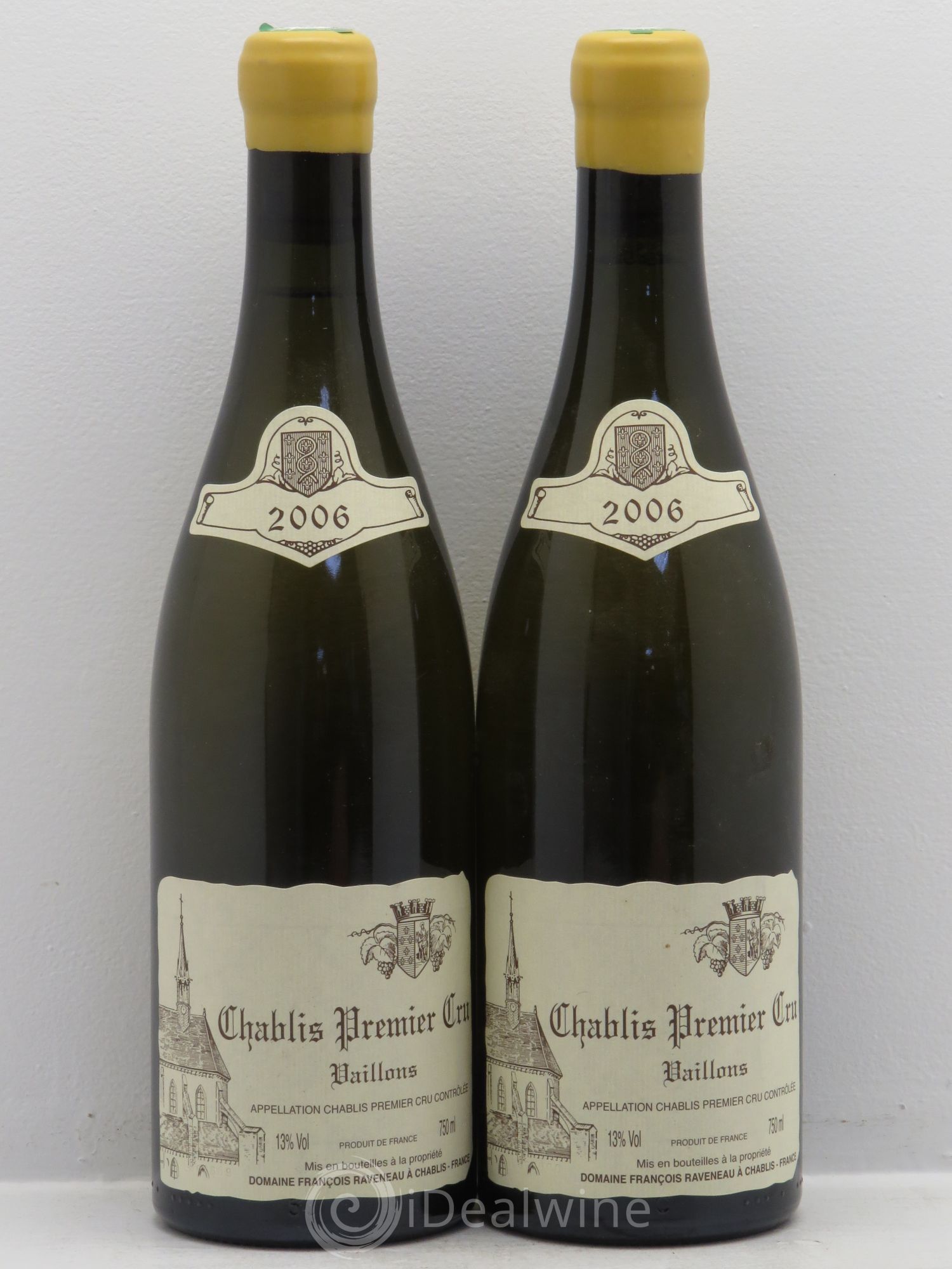 Chablis 1er Cru Vaillons Raveneau (Domaine) 2006 - Posten von 2 Flaschen - 0